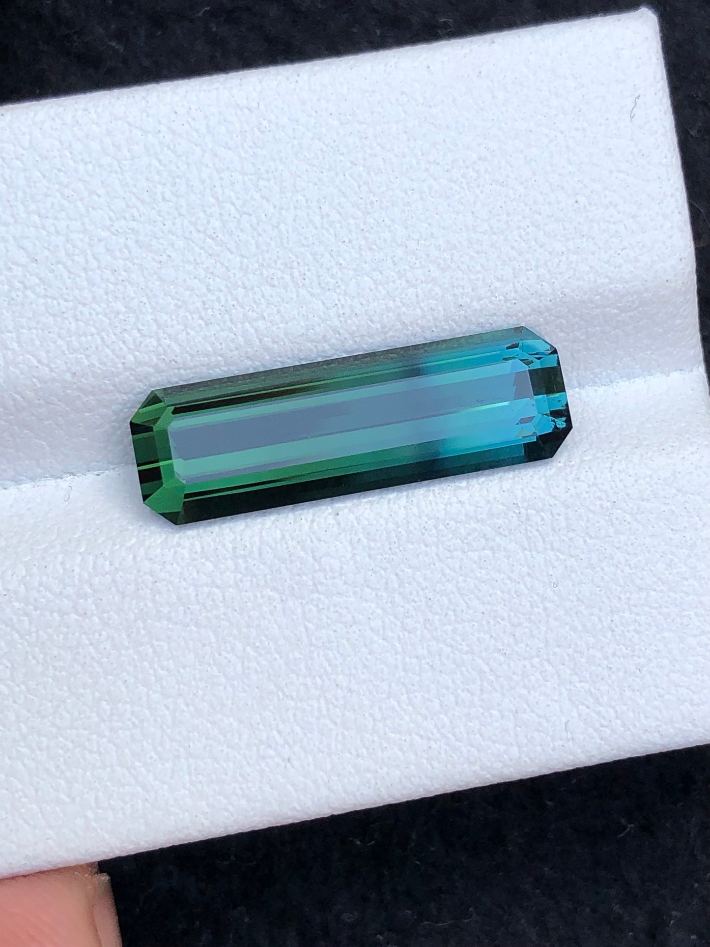 Blue green tourmaline 4.30 carat