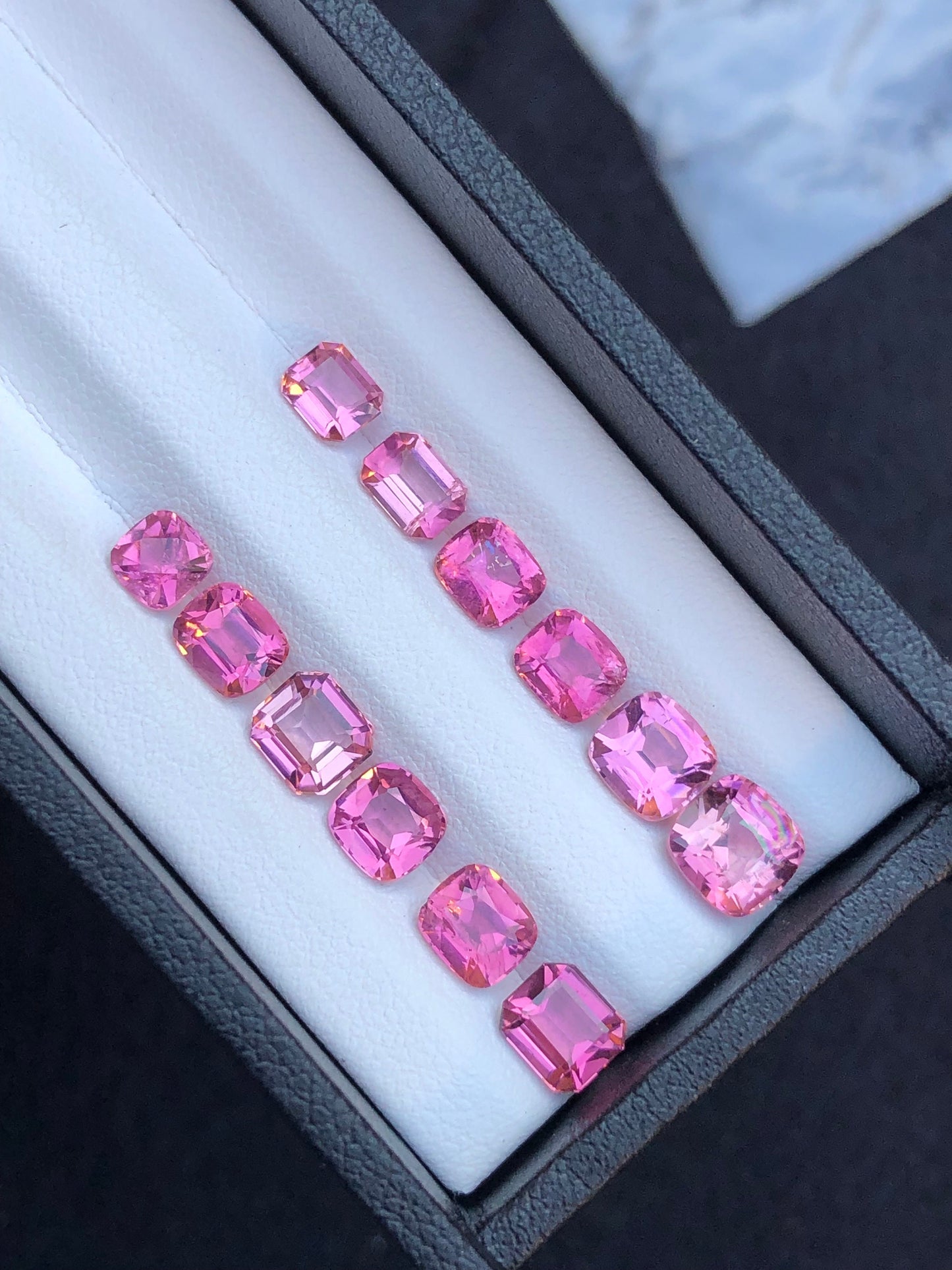 Pink tourmaline lot 10.20 carats