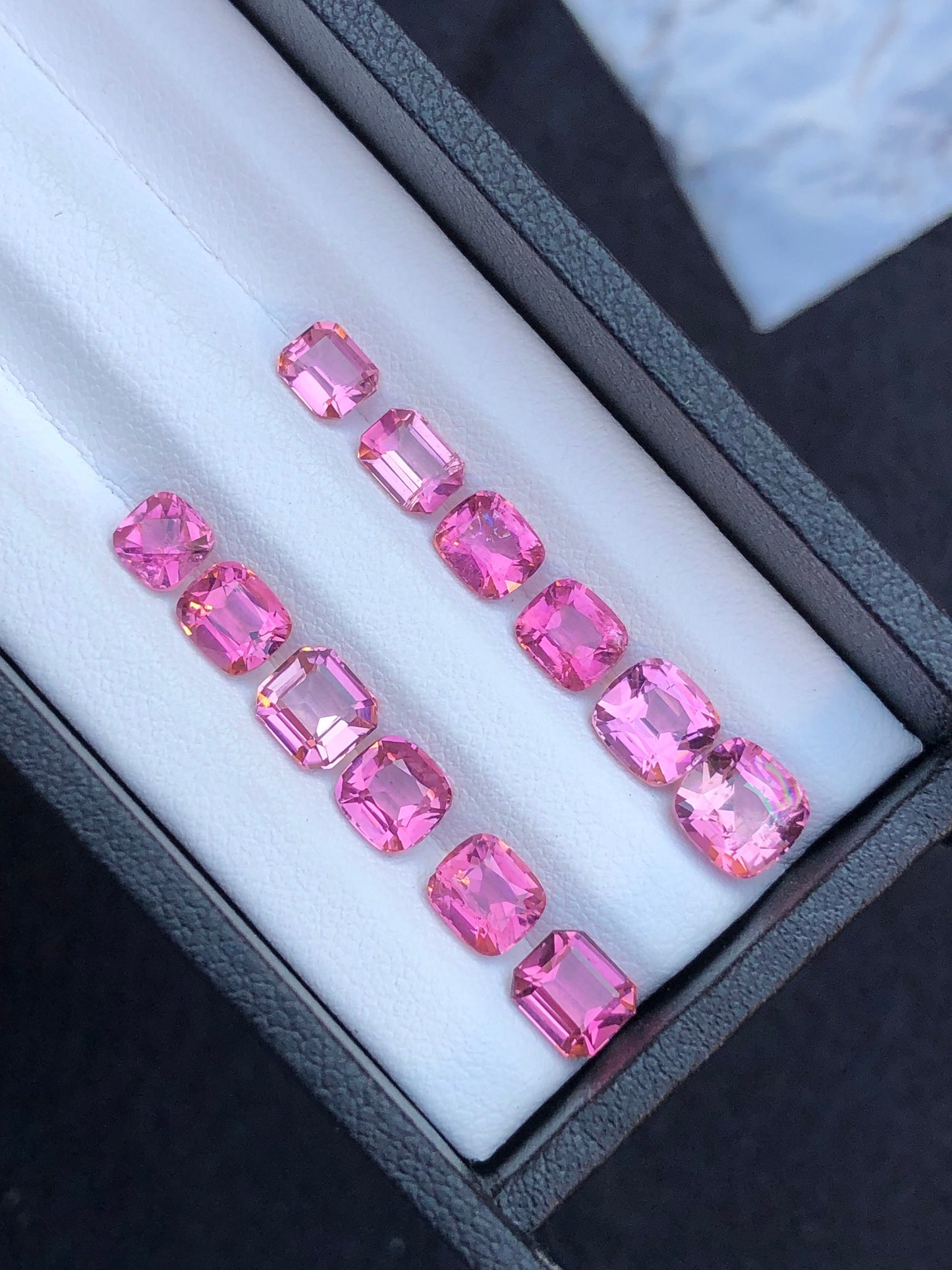 Pink tourmaline lot 10.20 carats