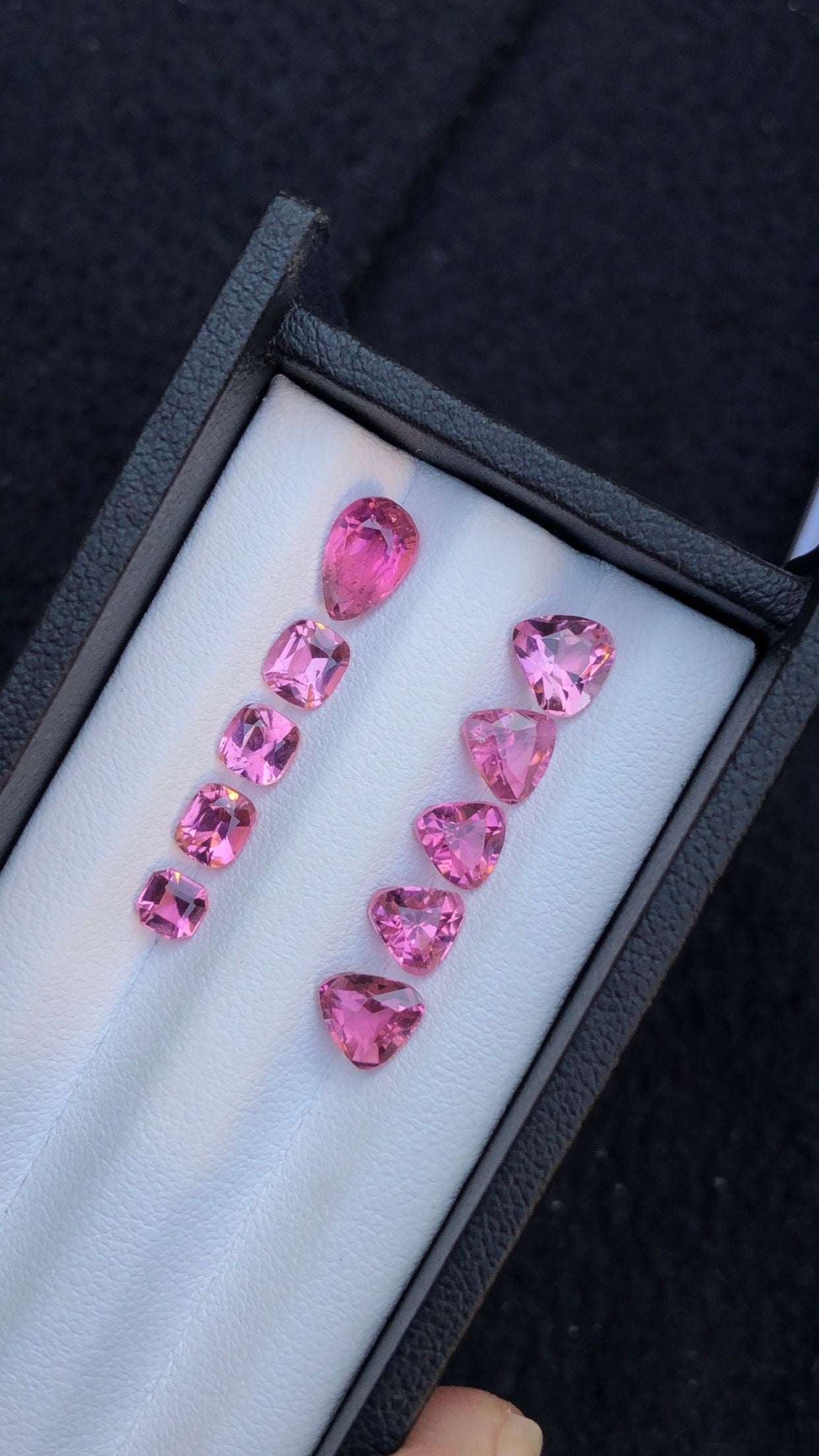 Pink tourmaline lot 6 carats