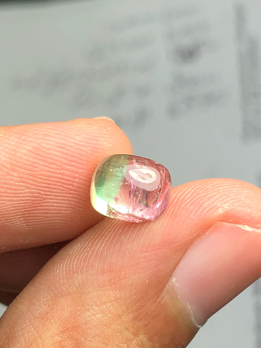 Watermelon tourmaline cabochon 2.95 carat