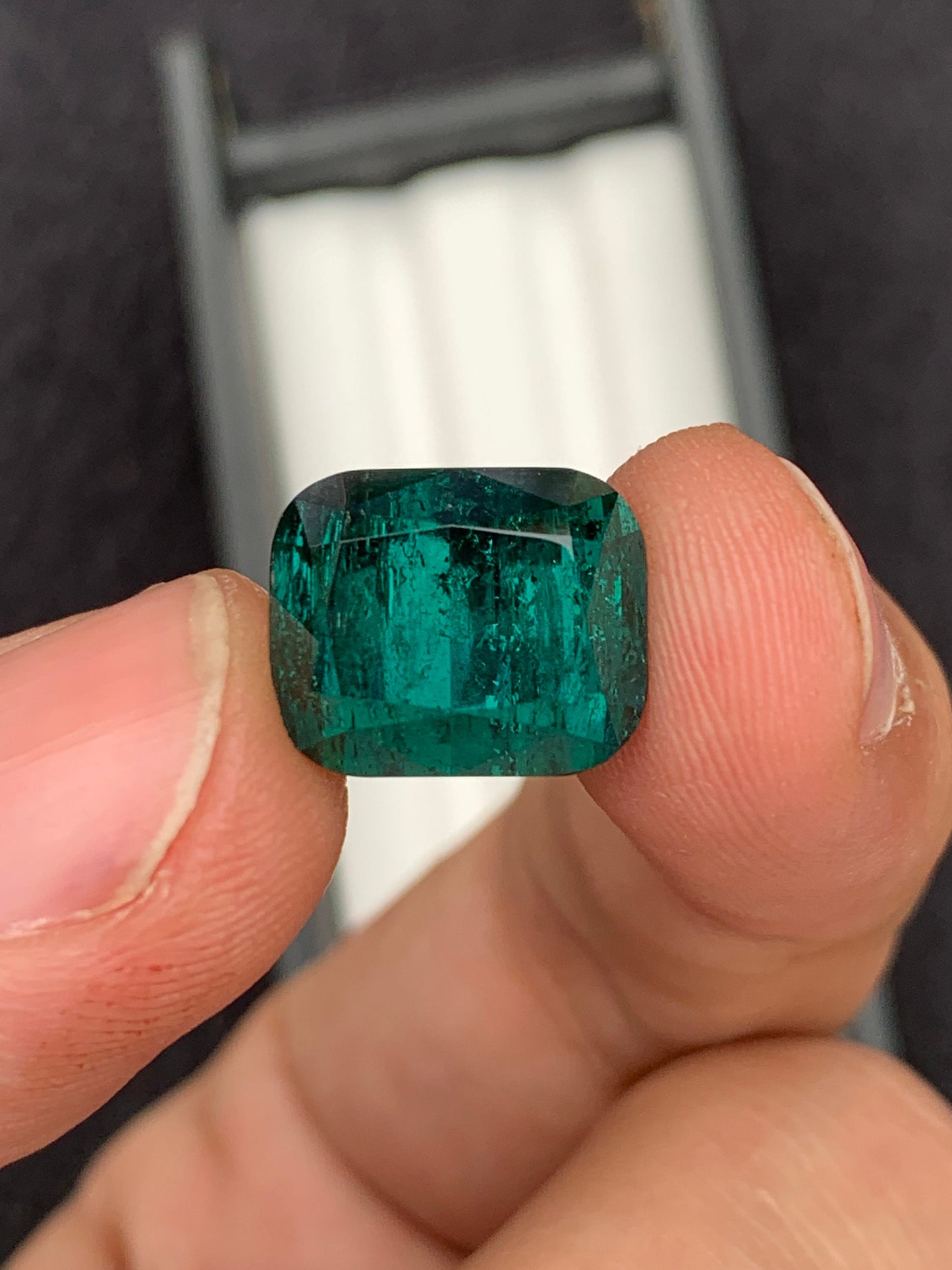 Dark green tourmaline 11.65 carat