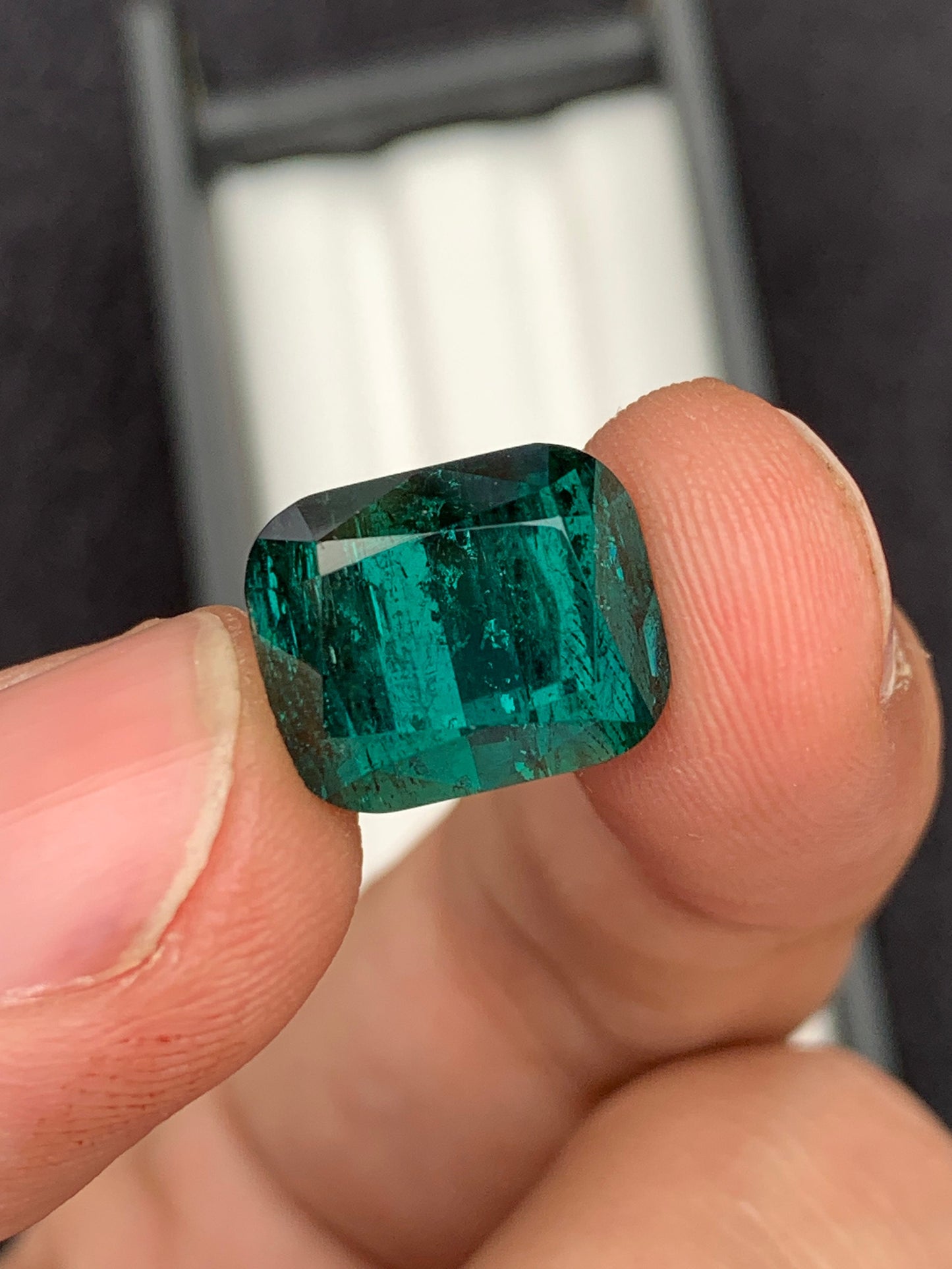 Dark green tourmaline 11.65 carat