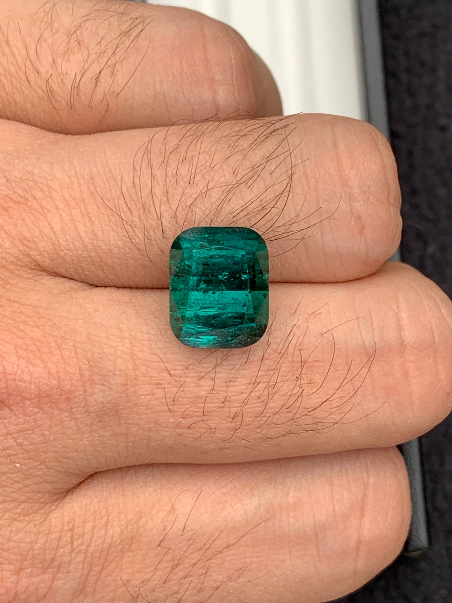 Dark green tourmaline 11.65 carat