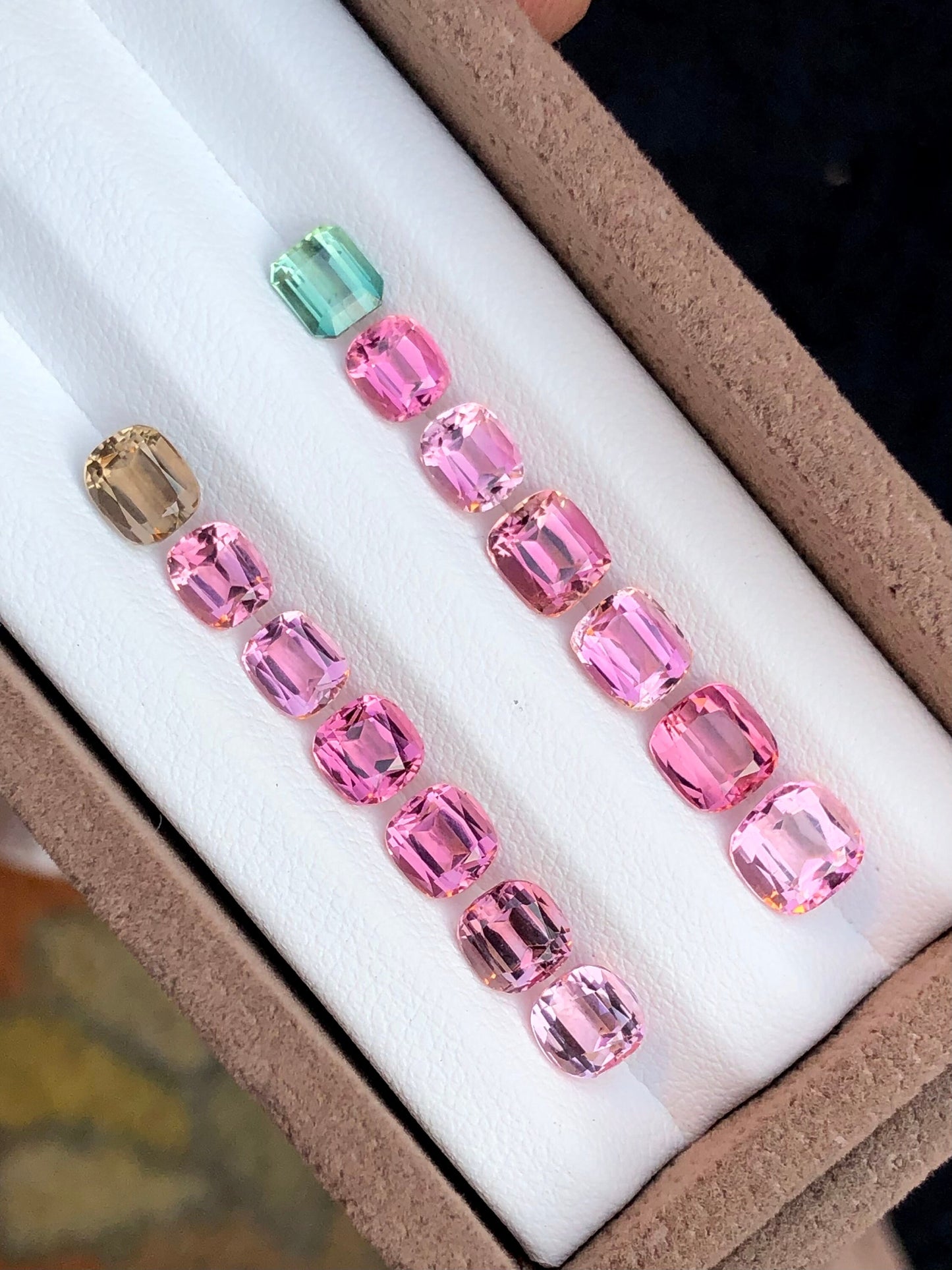 Pink tourmaline lot 10.75 carats natural