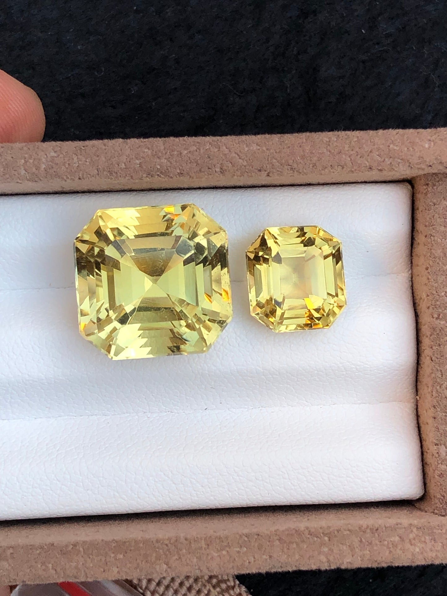 Faceted natural citrine 21.80 carats