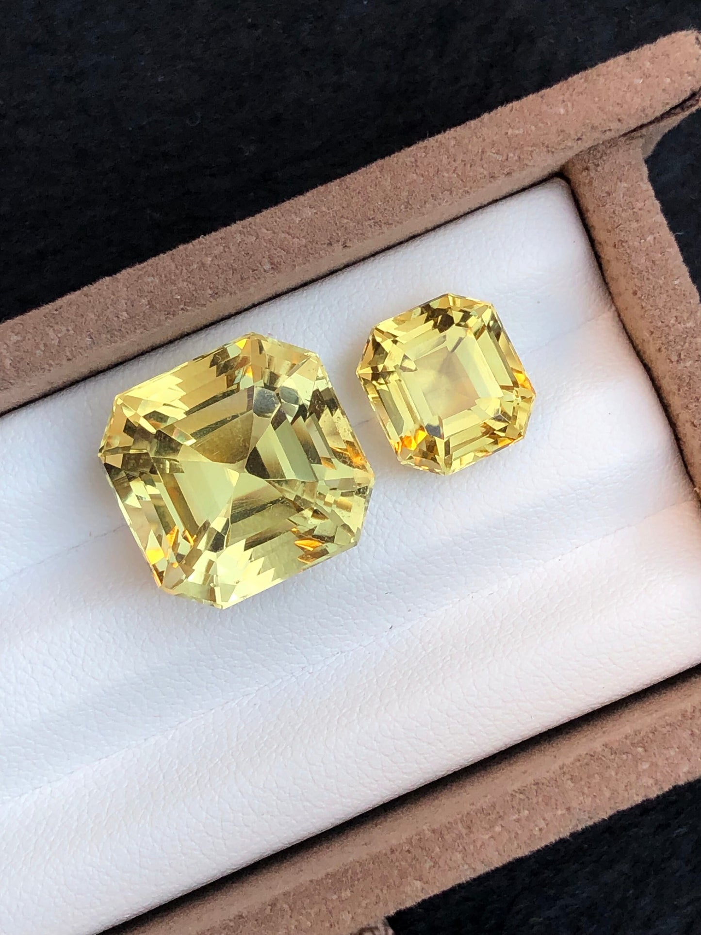 Faceted natural citrine 21.80 carats