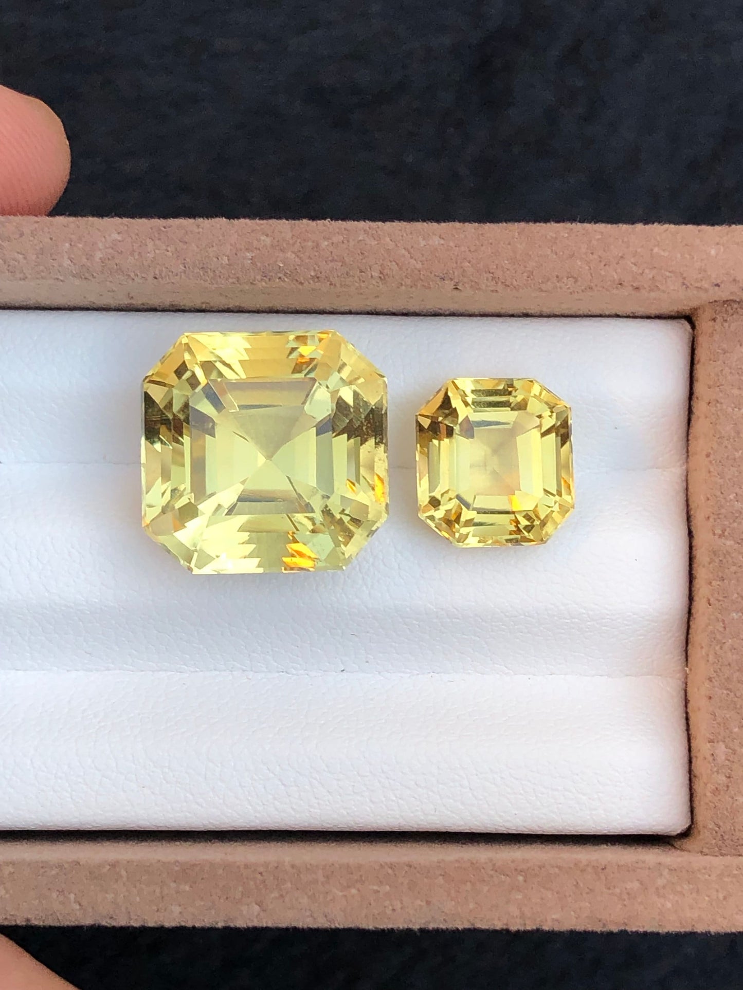 Faceted natural citrine 21.80 carats