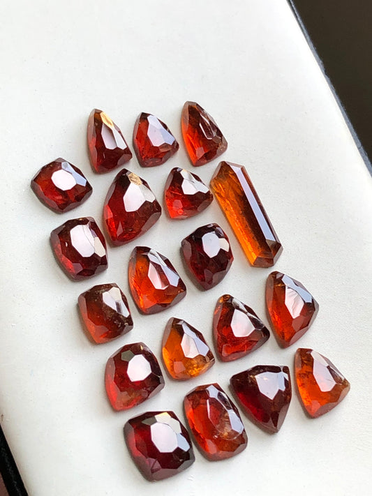 Spesertine garnet rose cuts 45.70 carats