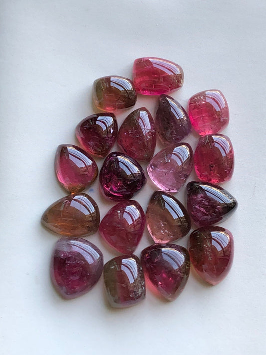 Tourmaline cabochons natural 52 carats origin Afghanistan