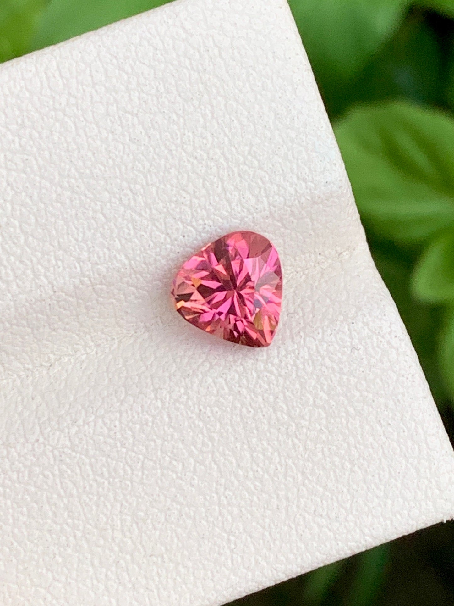 Intense pink tourmaline 1.30 carats