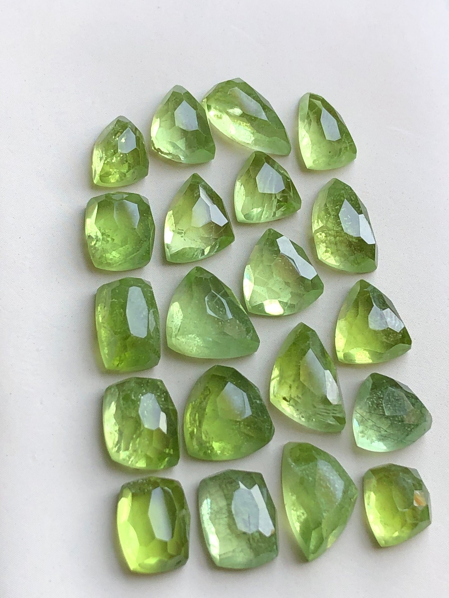 Peridot rose cut lot 54 carats