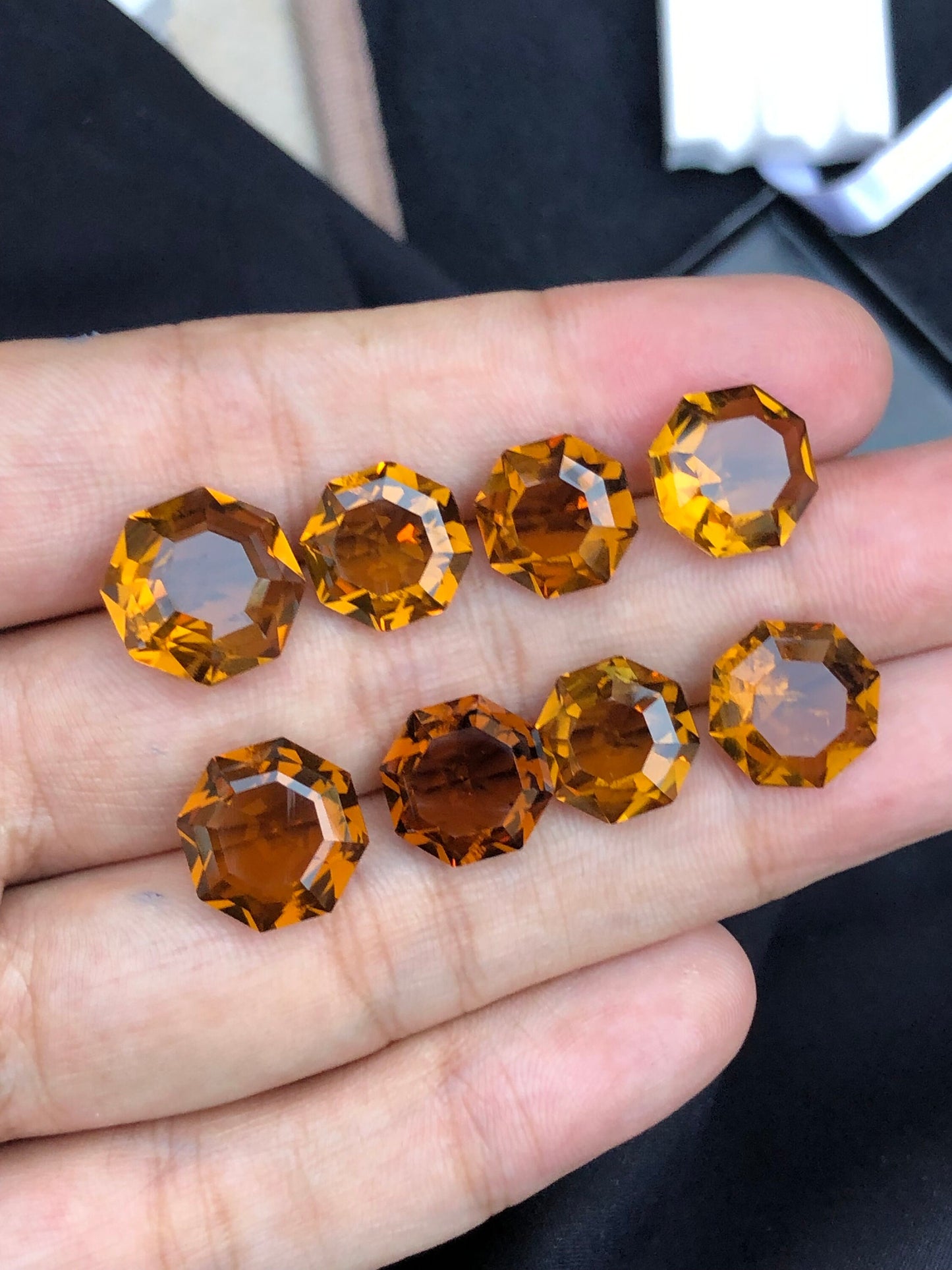 Citrine pairs 45.80 carats