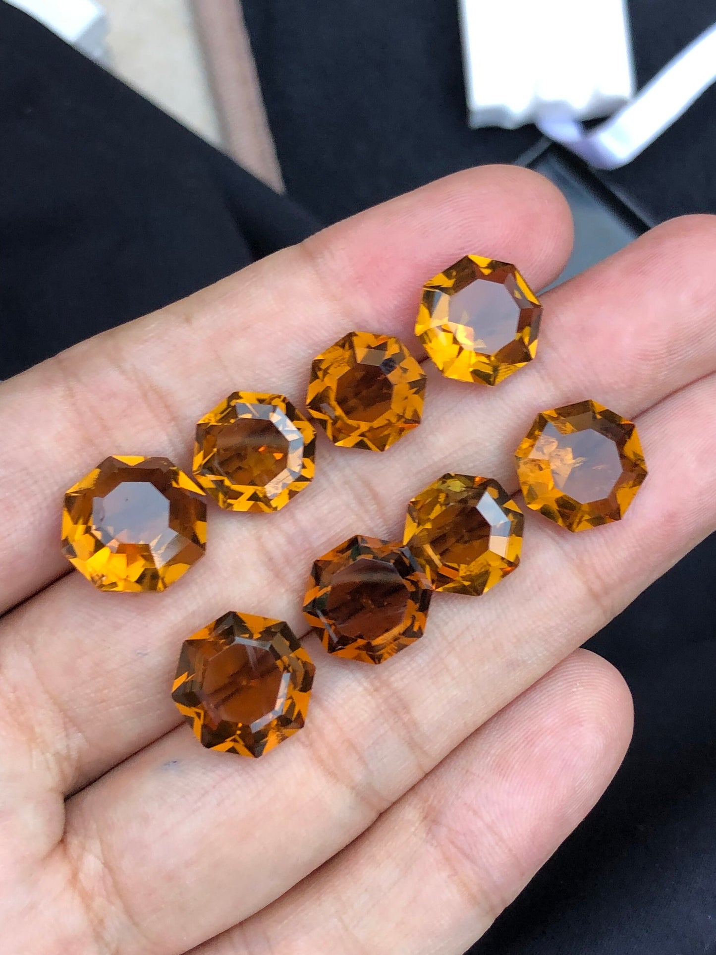 Citrine pairs 45.80 carats