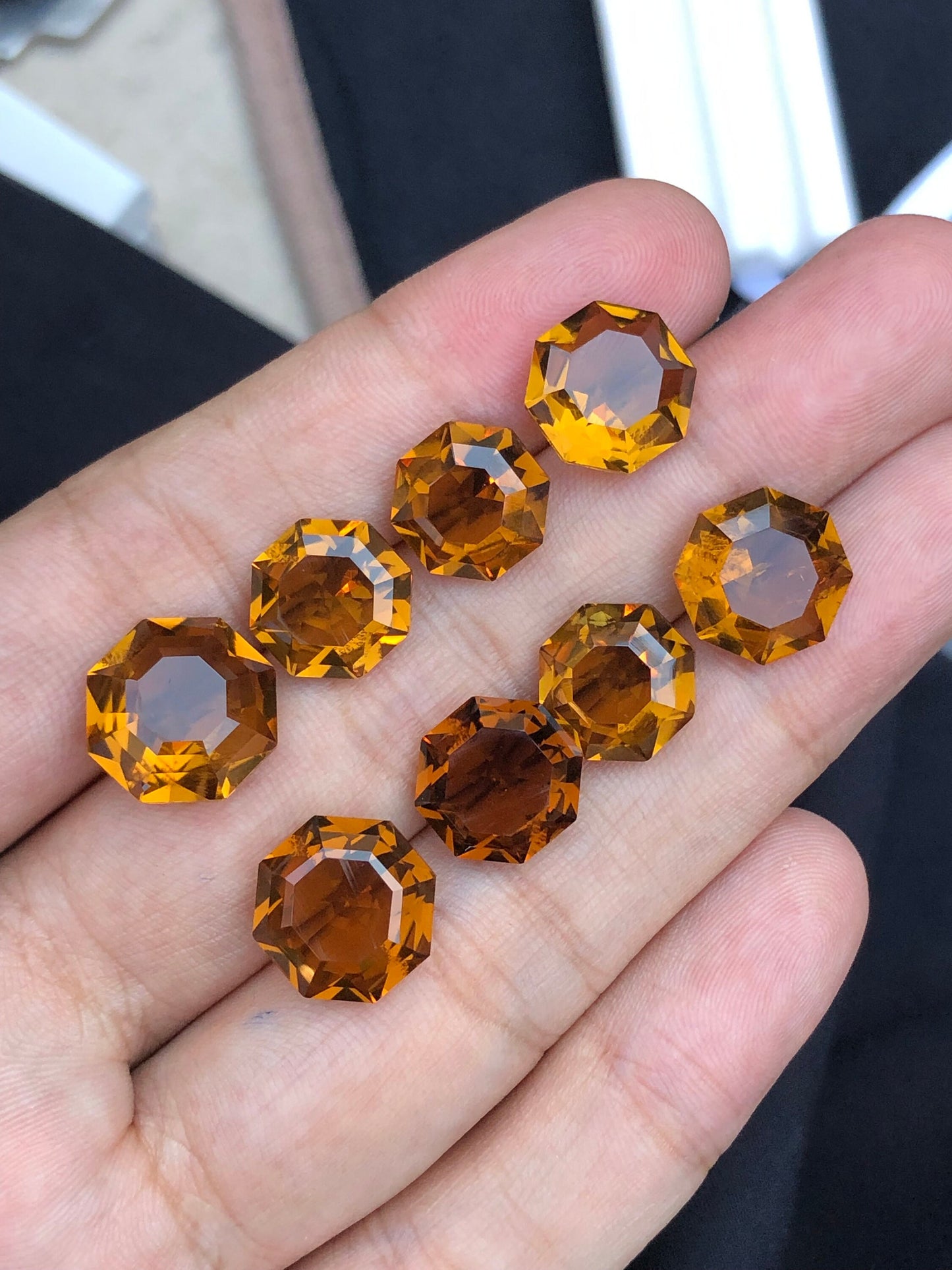 Citrine pairs 45.80 carats