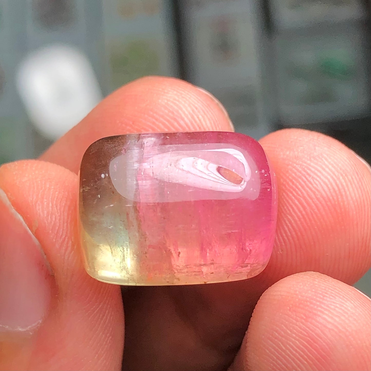 Watermelon tourmaline 26.90 carats