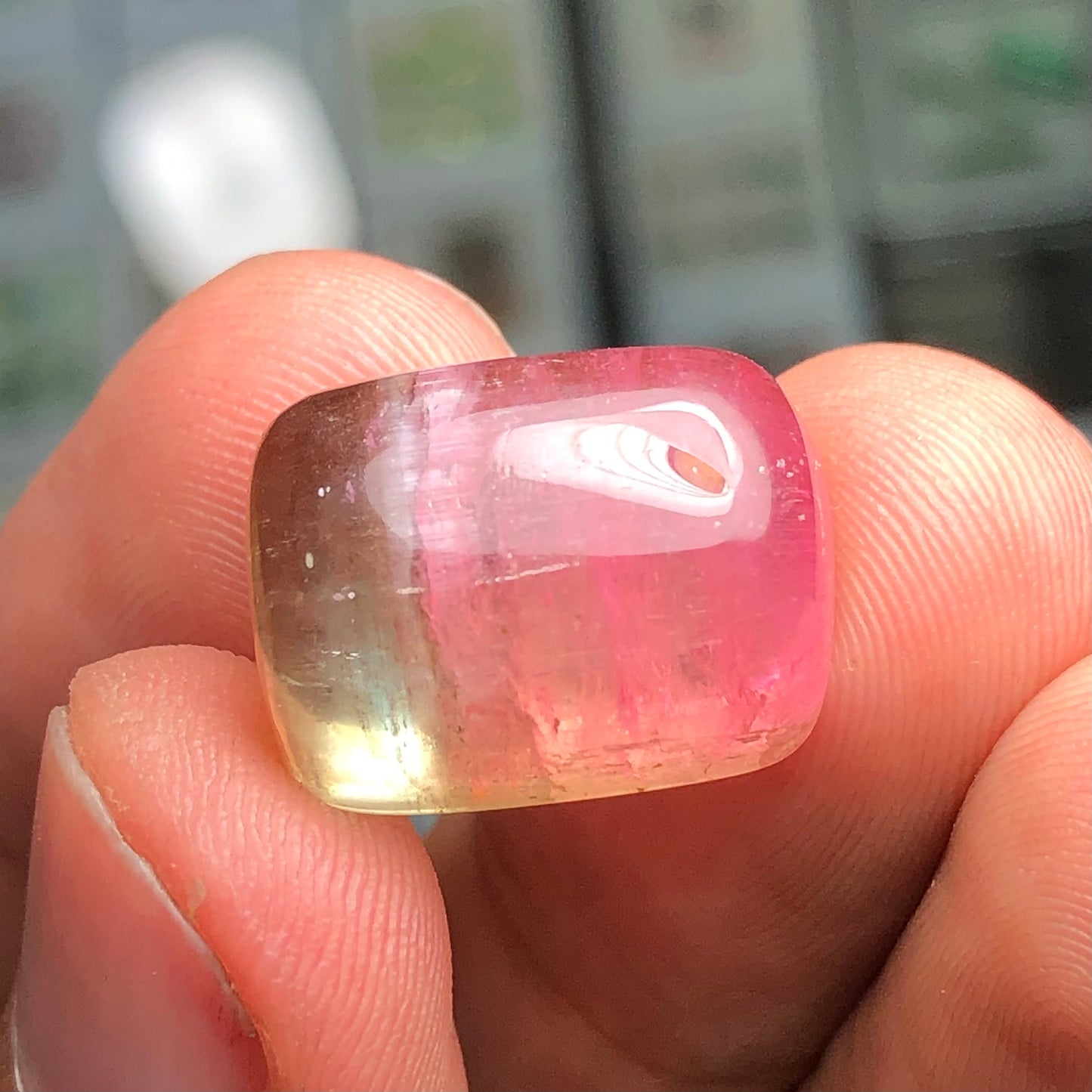 Watermelon tourmaline 26.90 carats