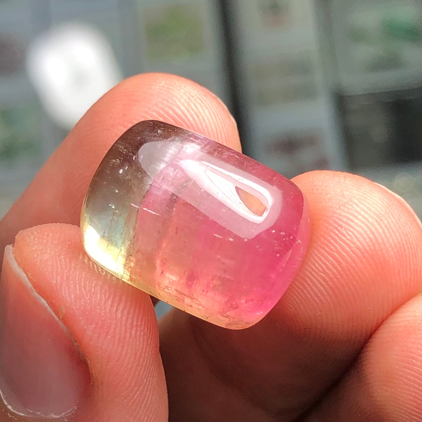 Watermelon tourmaline 26.90 carats