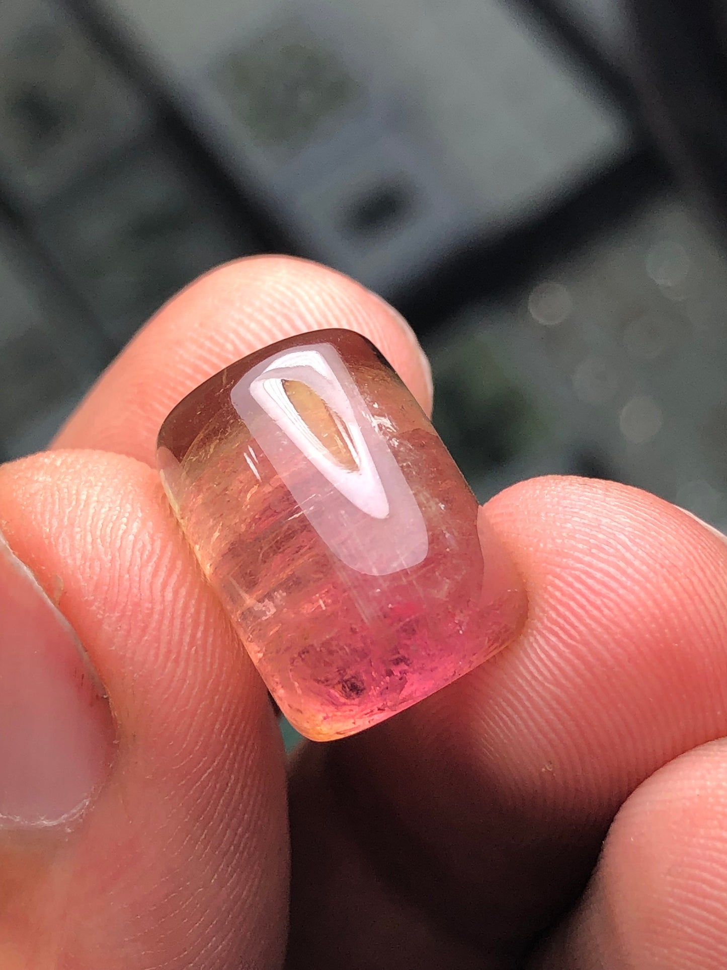 Watermelon tourmaline 18.25 carat