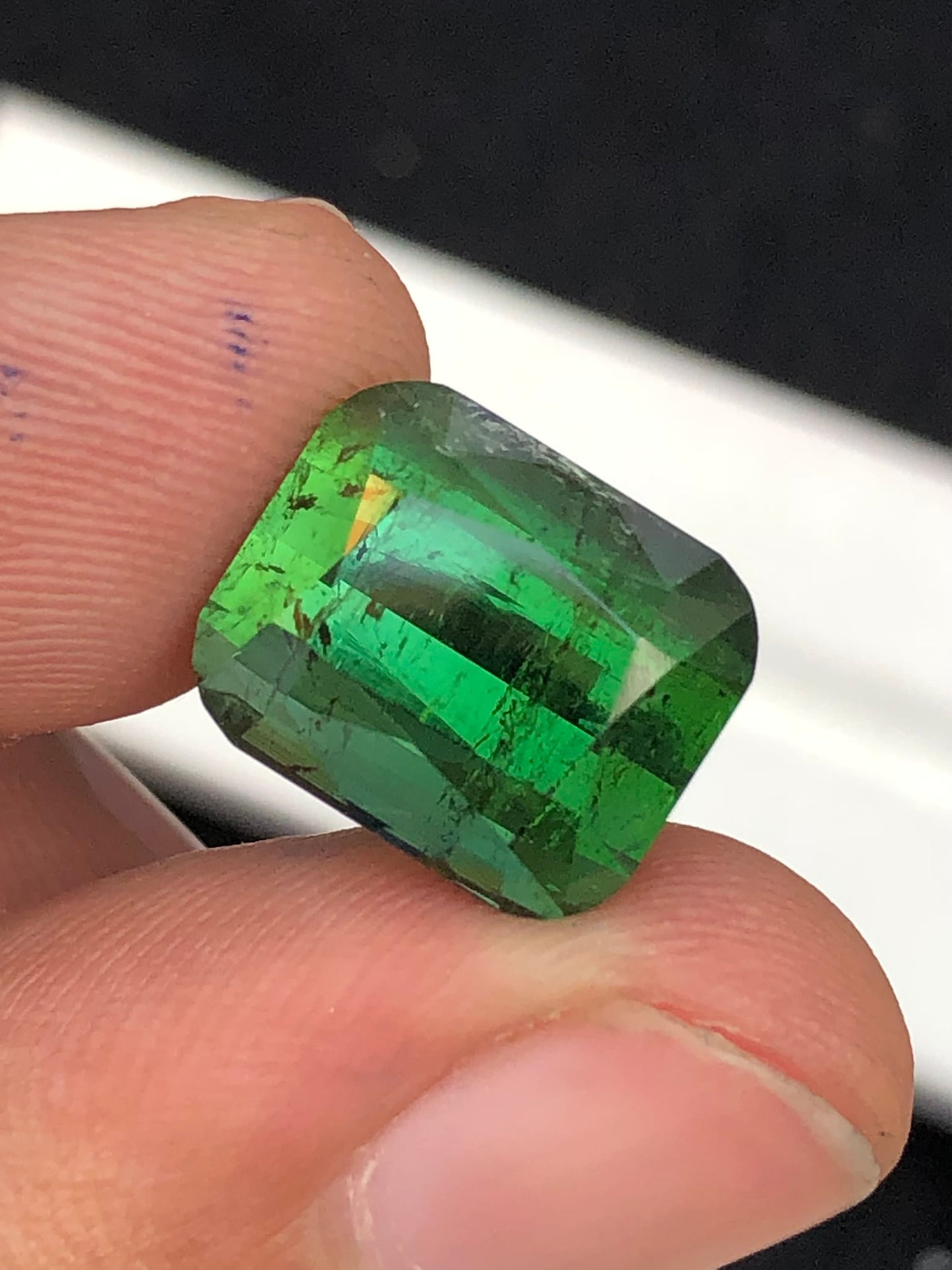 Green tourmaline 11.35 carats