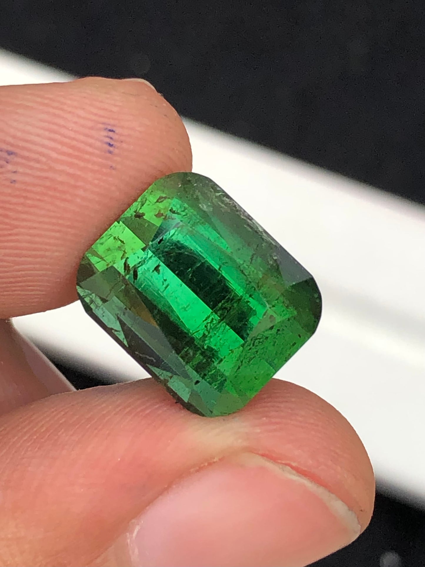 Green tourmaline 11.35 carats