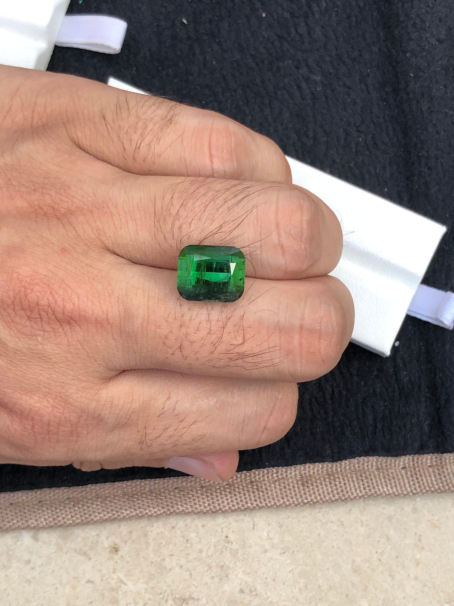 Green tourmaline 11.35 carats