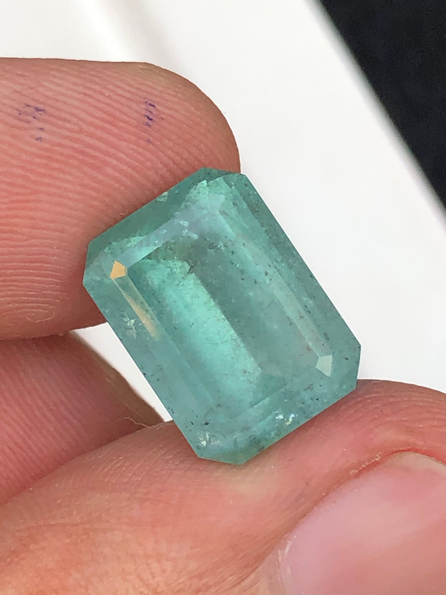 Natural sea foam  tourmaline 8 carat