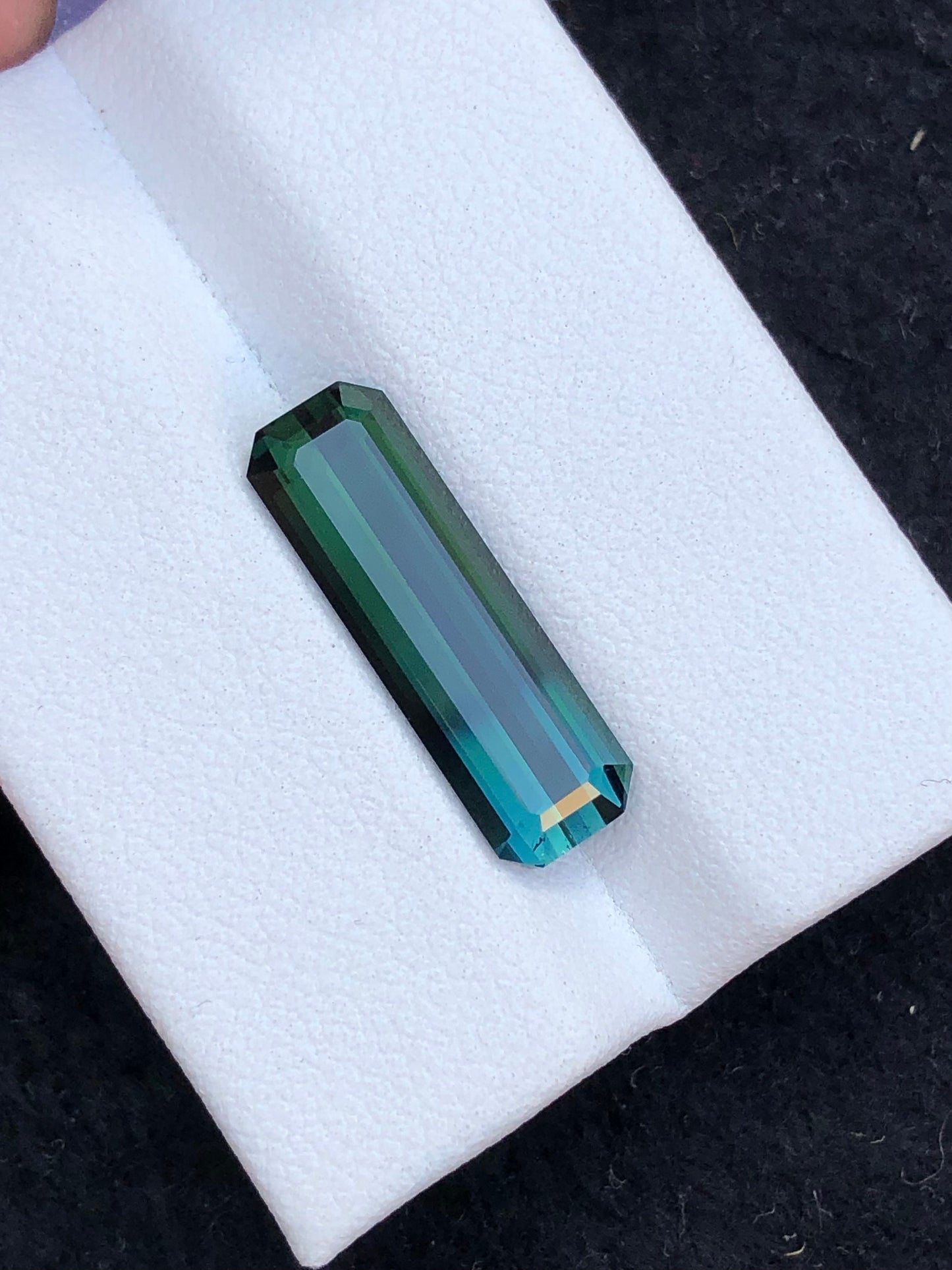 Blue green tourmaline 4.30 carat