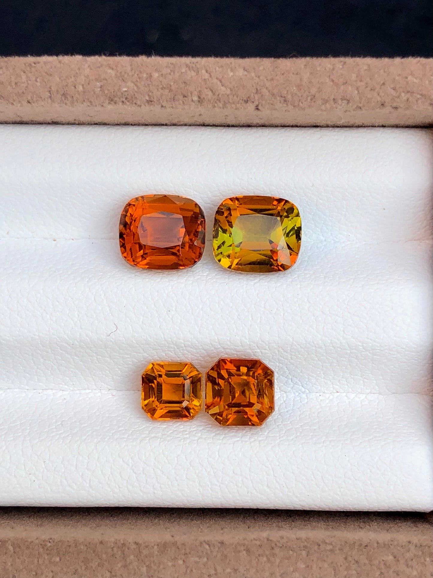 Rare honey colour tourmaline lot 6.30 carats natural