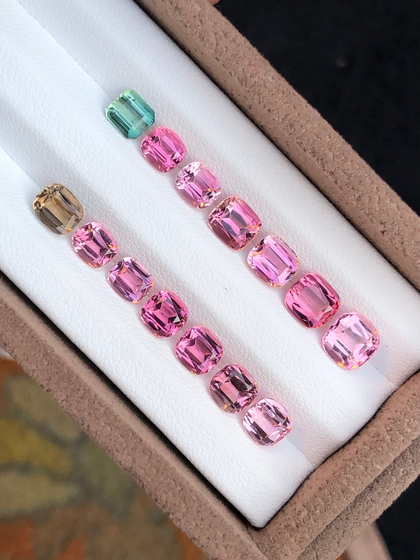 Pink tourmaline lot 10.75 carats natural