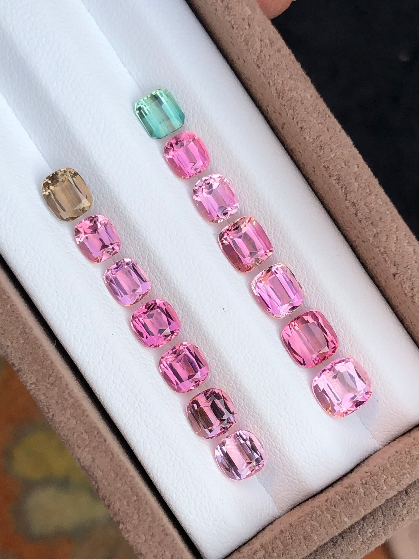 Pink tourmaline lot 10.75 carats natural