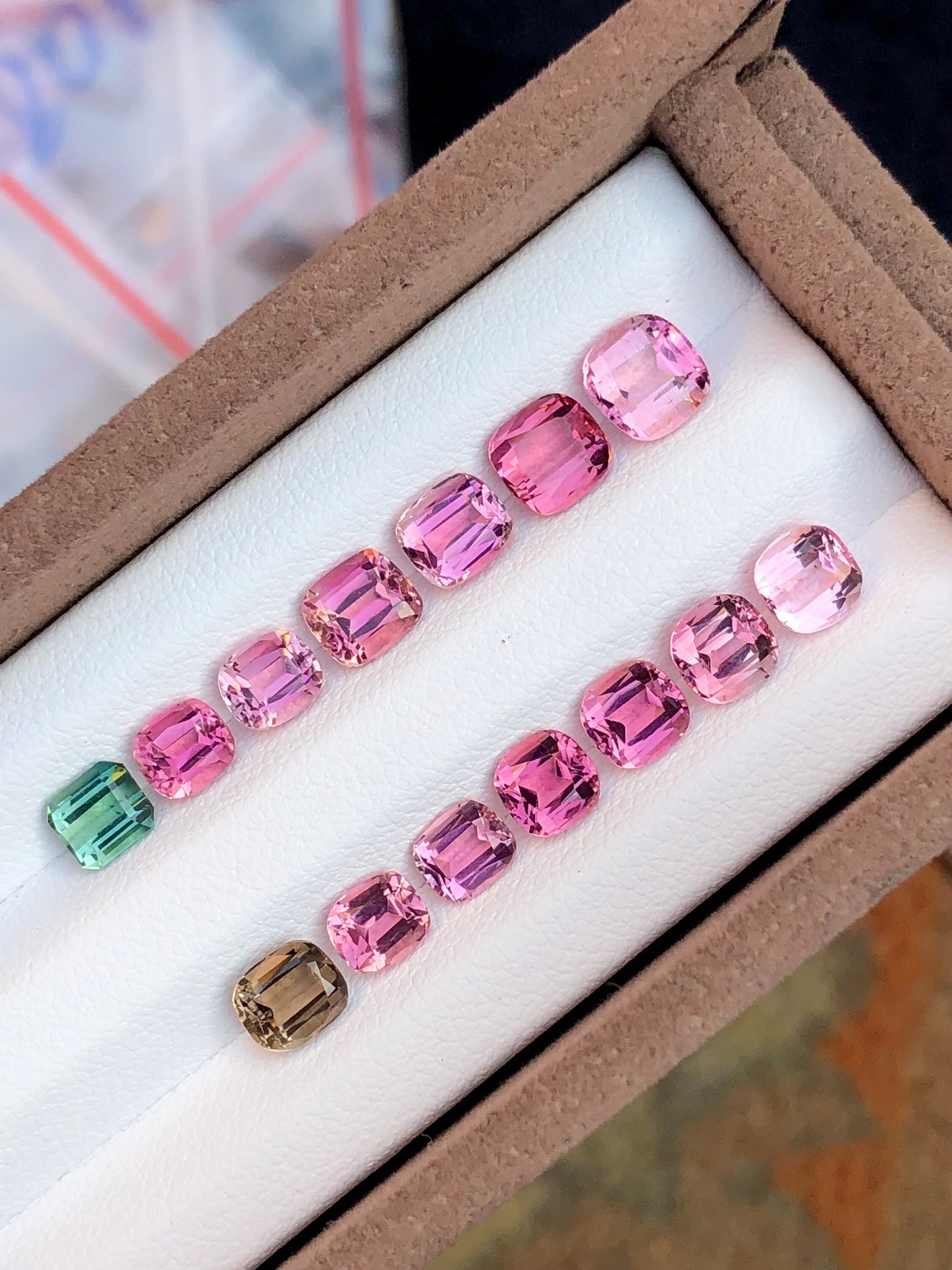 Pink tourmaline lot 10.75 carats natural