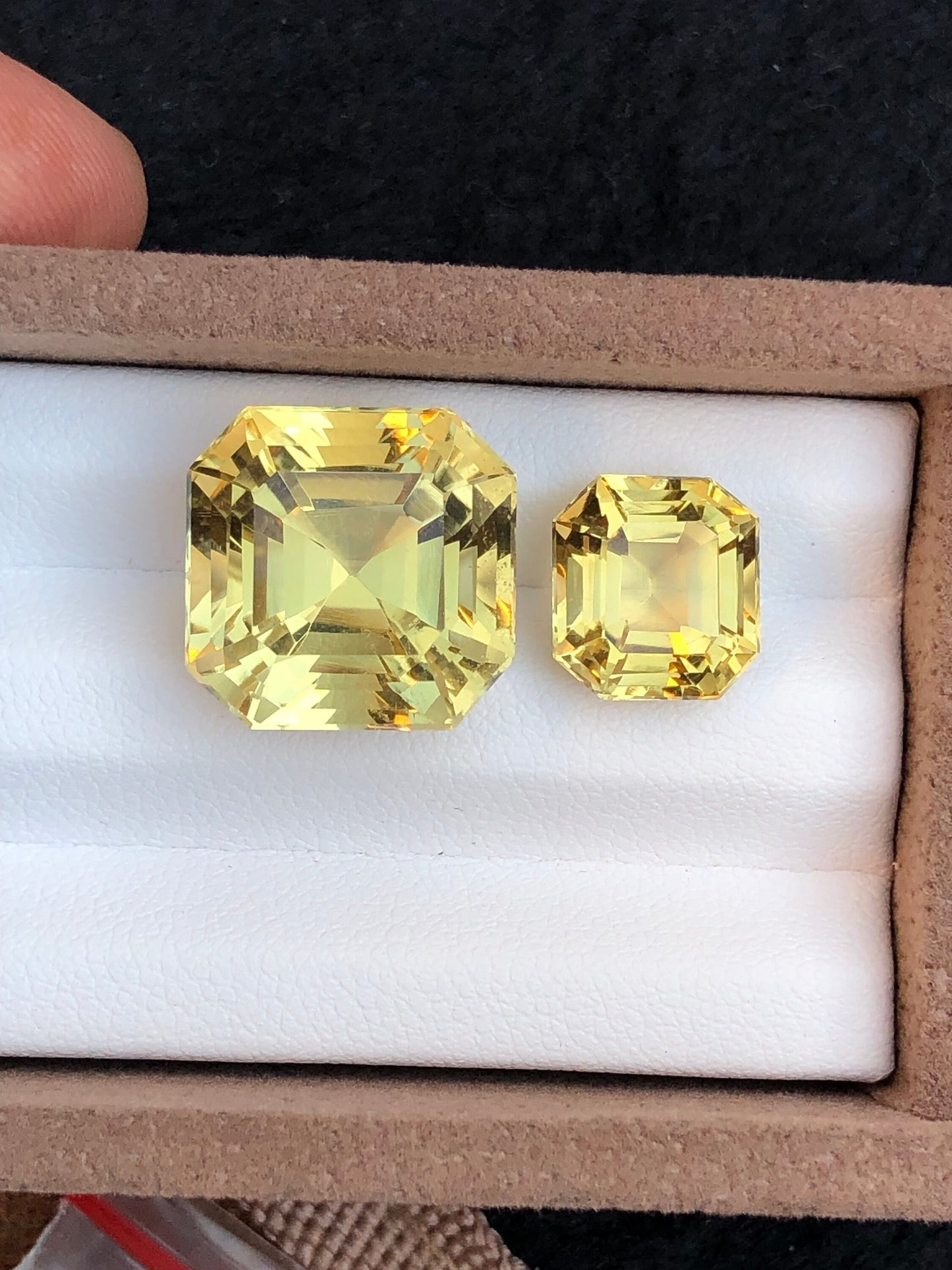 Faceted natural citrine 21.80 carats