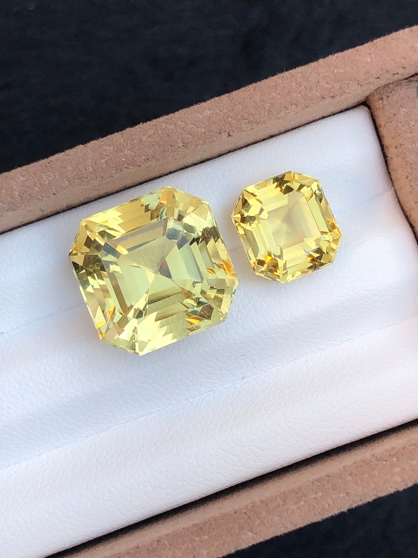 Faceted natural citrine 21.80 carats