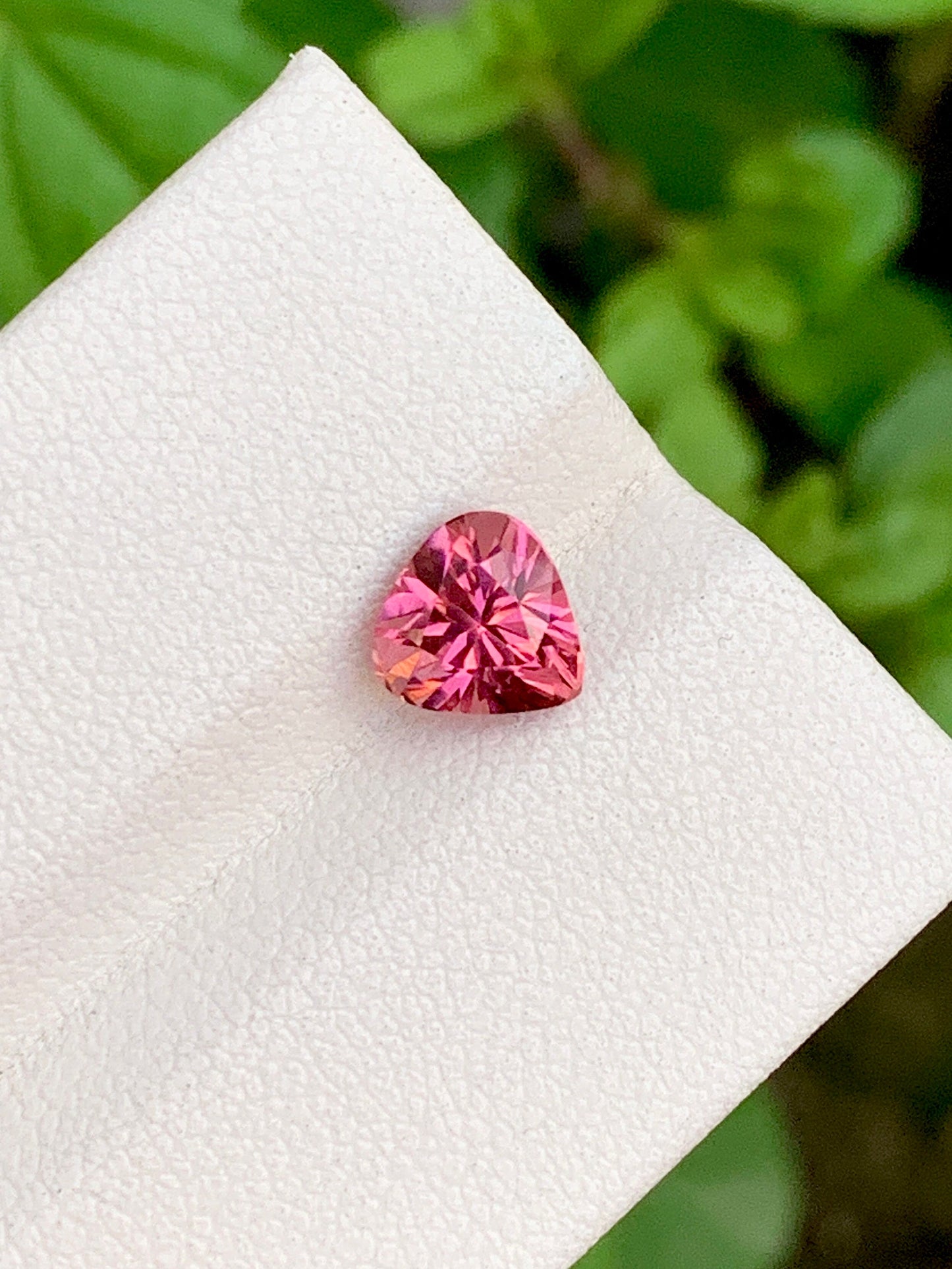 Intense pink tourmaline 1.30 carats