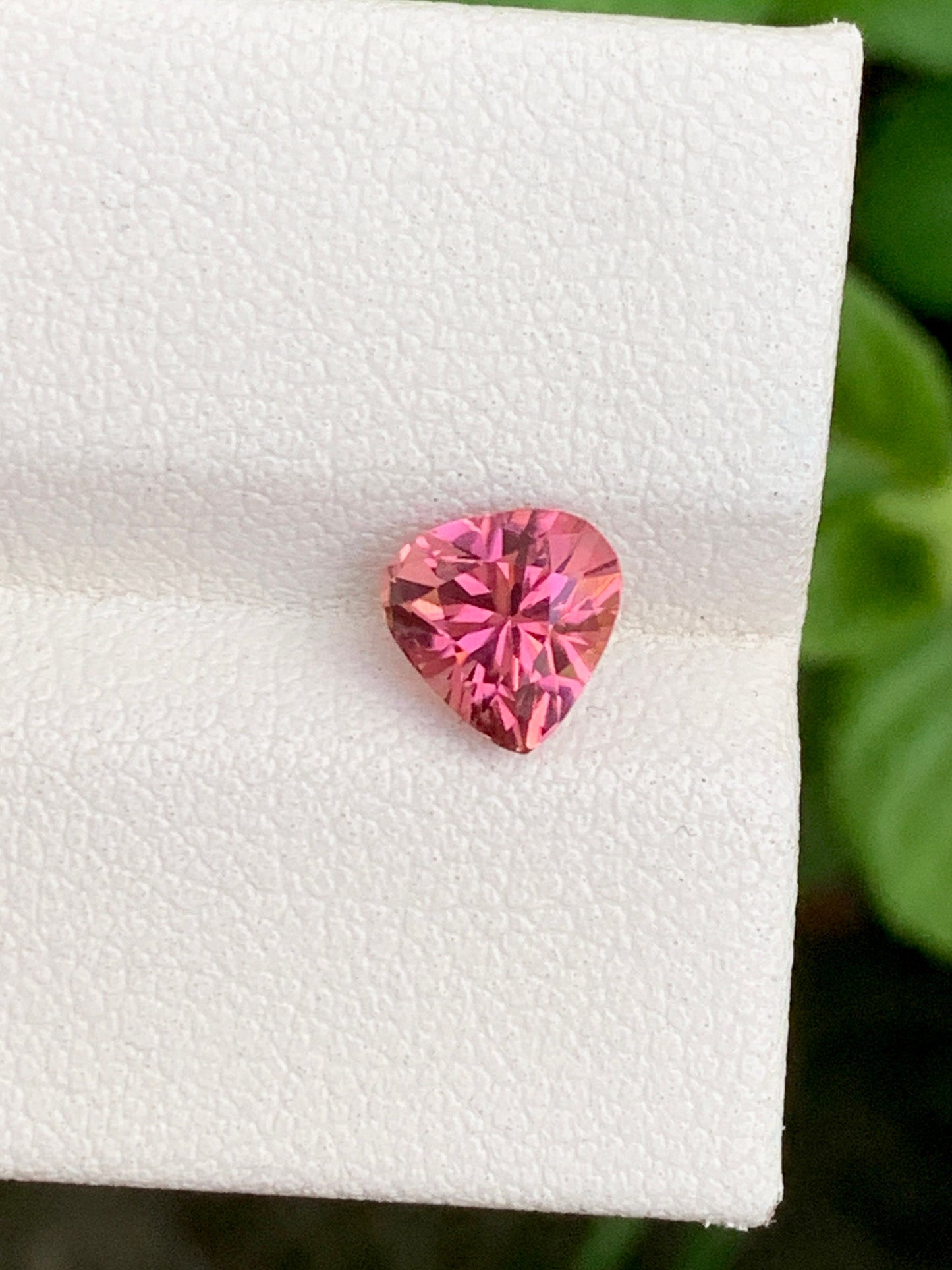 Intense pink tourmaline 1.30 carats