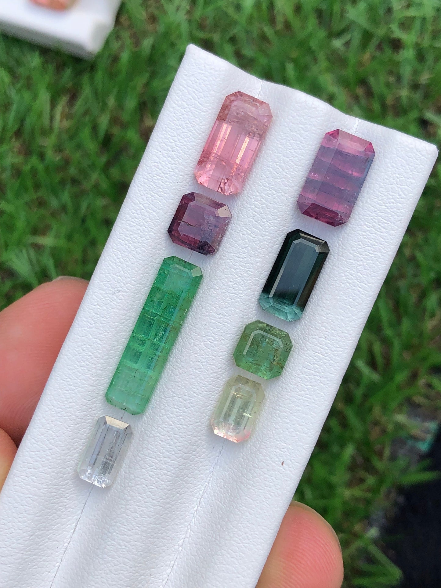 Natural faceted tourmaline 18.80 carats