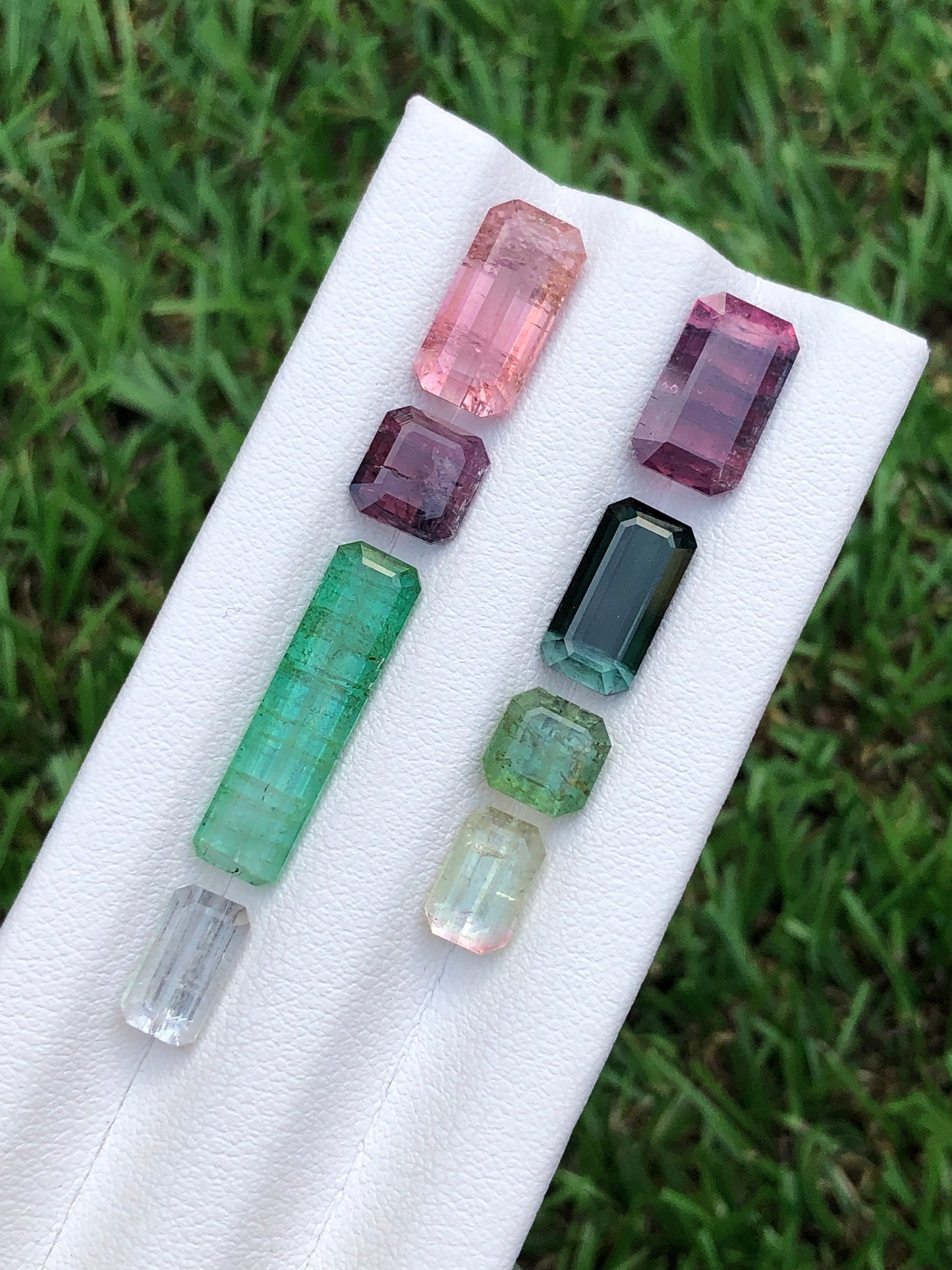 Natural faceted tourmaline 18.80 carats