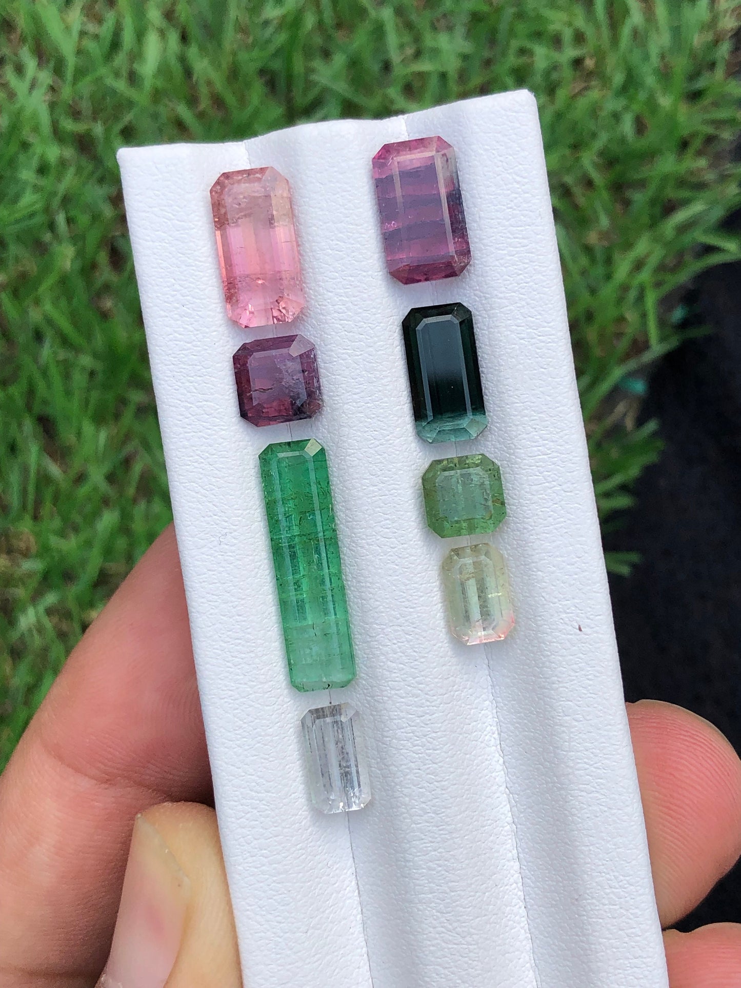 Natural faceted tourmaline 18.80 carats