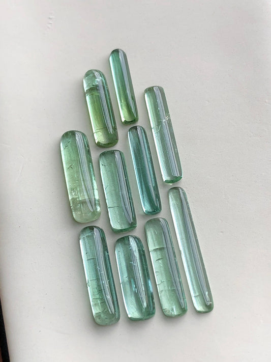 Natural tourmaline cabochons 19.60 carats