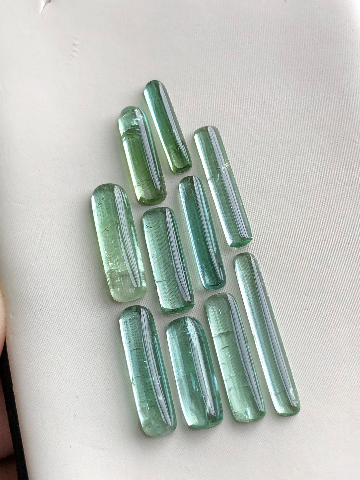 Natural tourmaline cabochons 19.60 carats