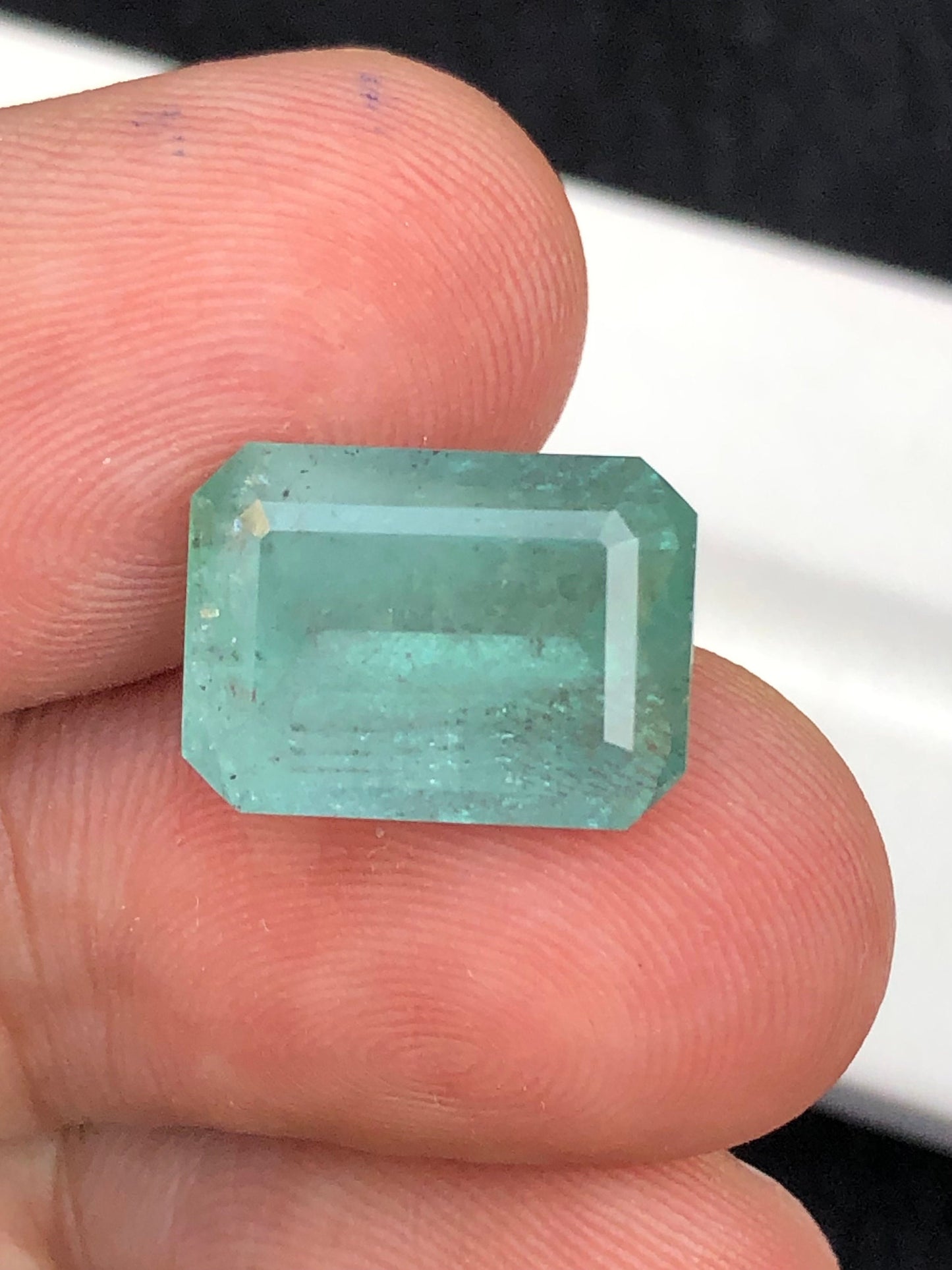 Natural sea foam  tourmaline 8 carat