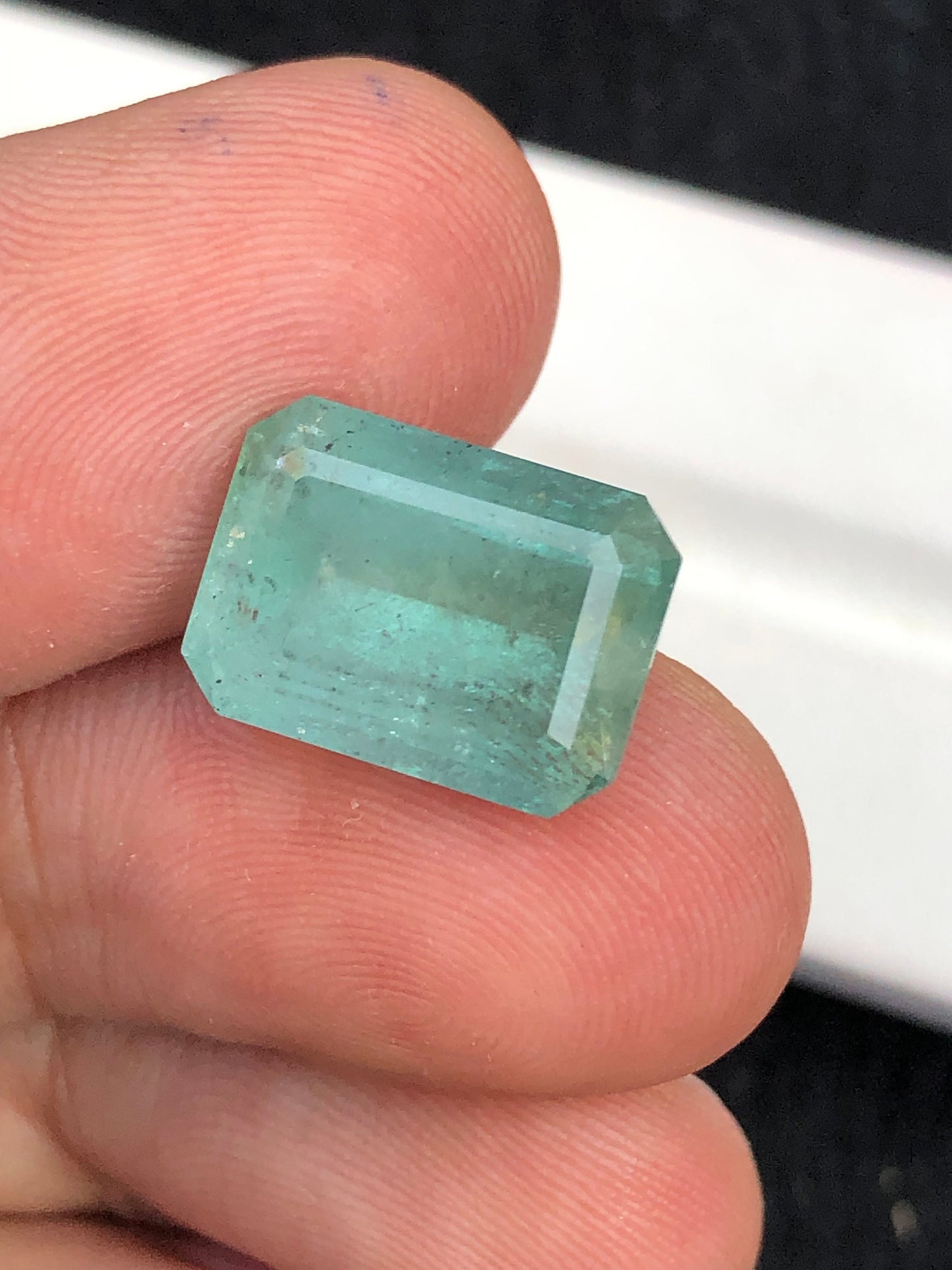 Natural sea foam  tourmaline 8 carat