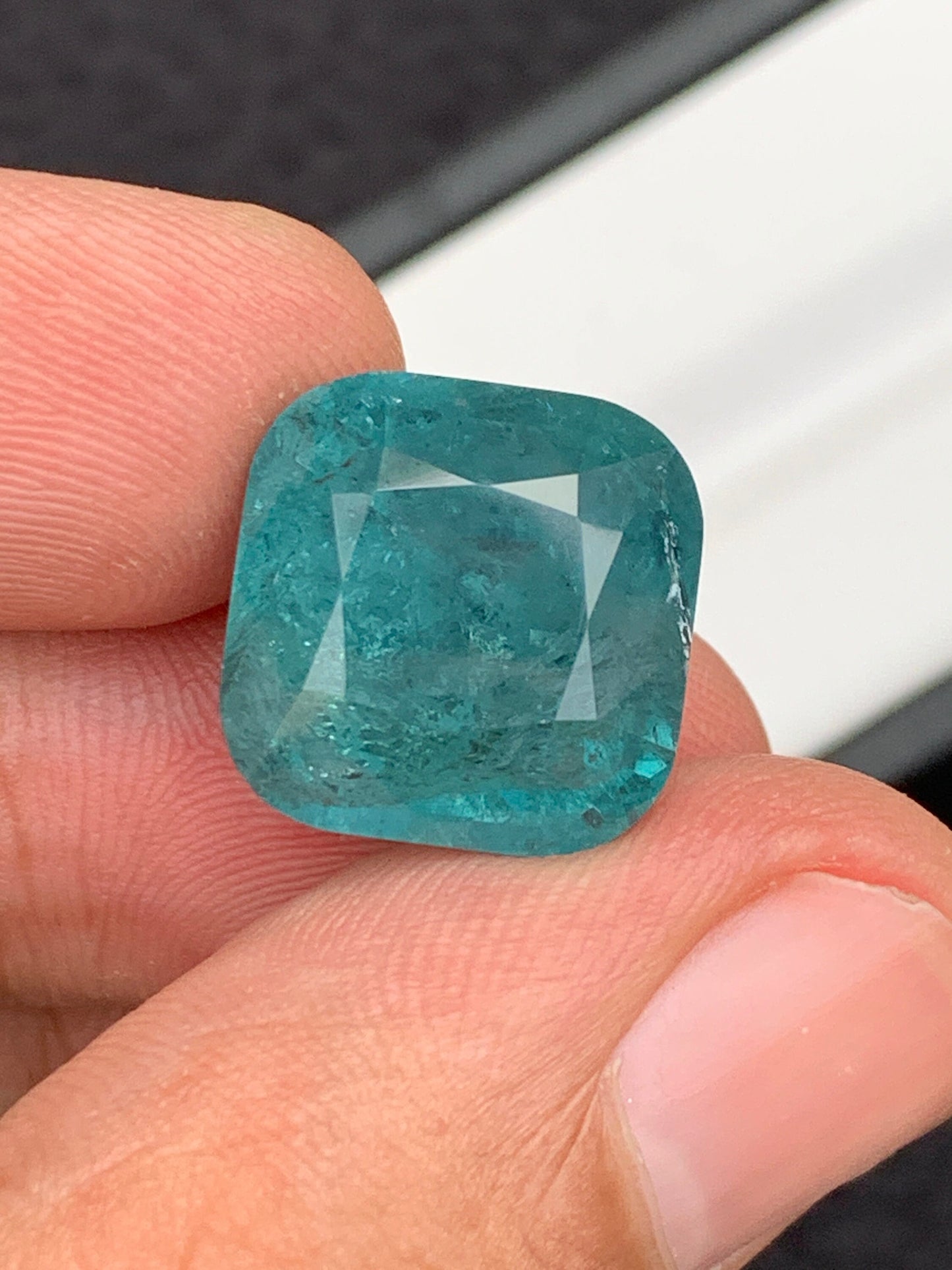 Blue tourmaline 16 carat