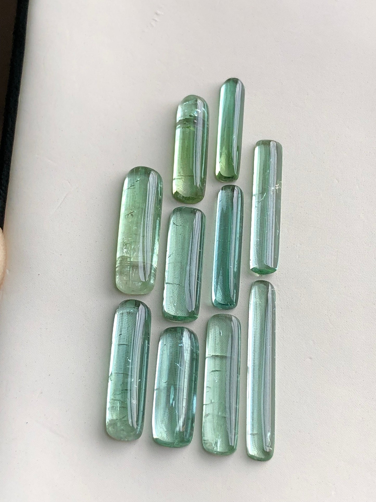 Natural tourmaline cabochons 19.60 carats