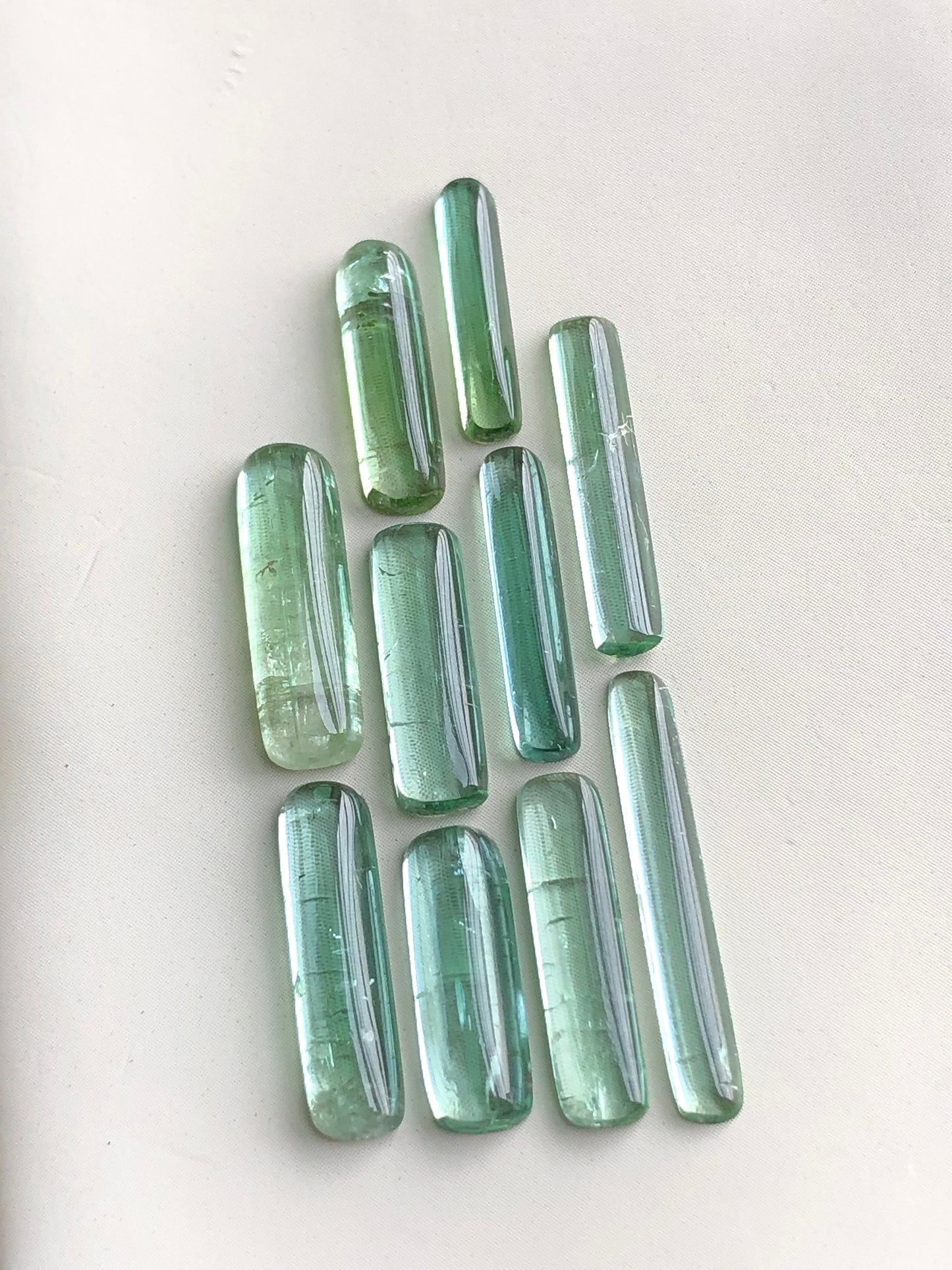 Natural tourmaline cabochons 19.60 carats