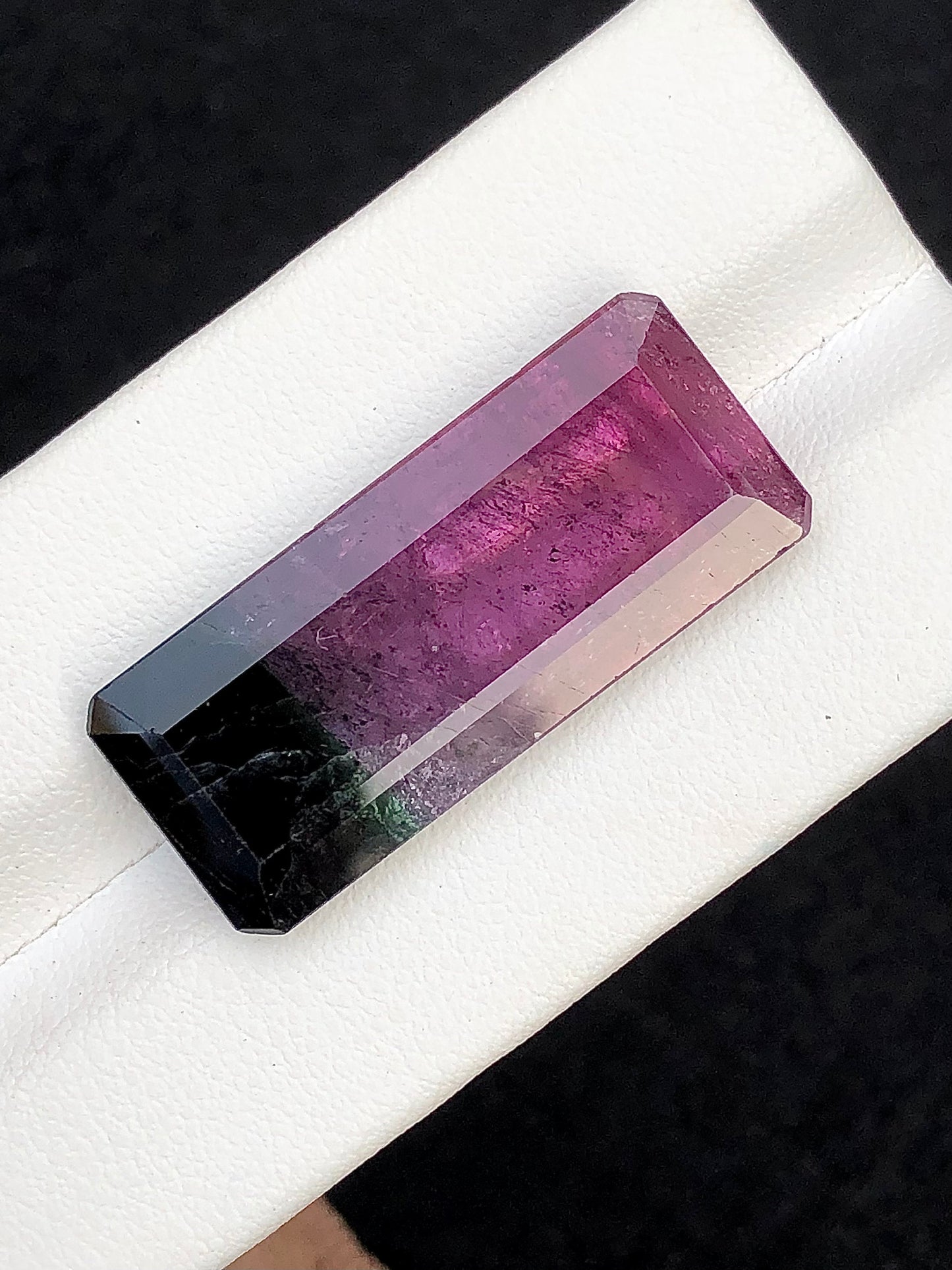 Natural bi colour tourmaline 26 carat