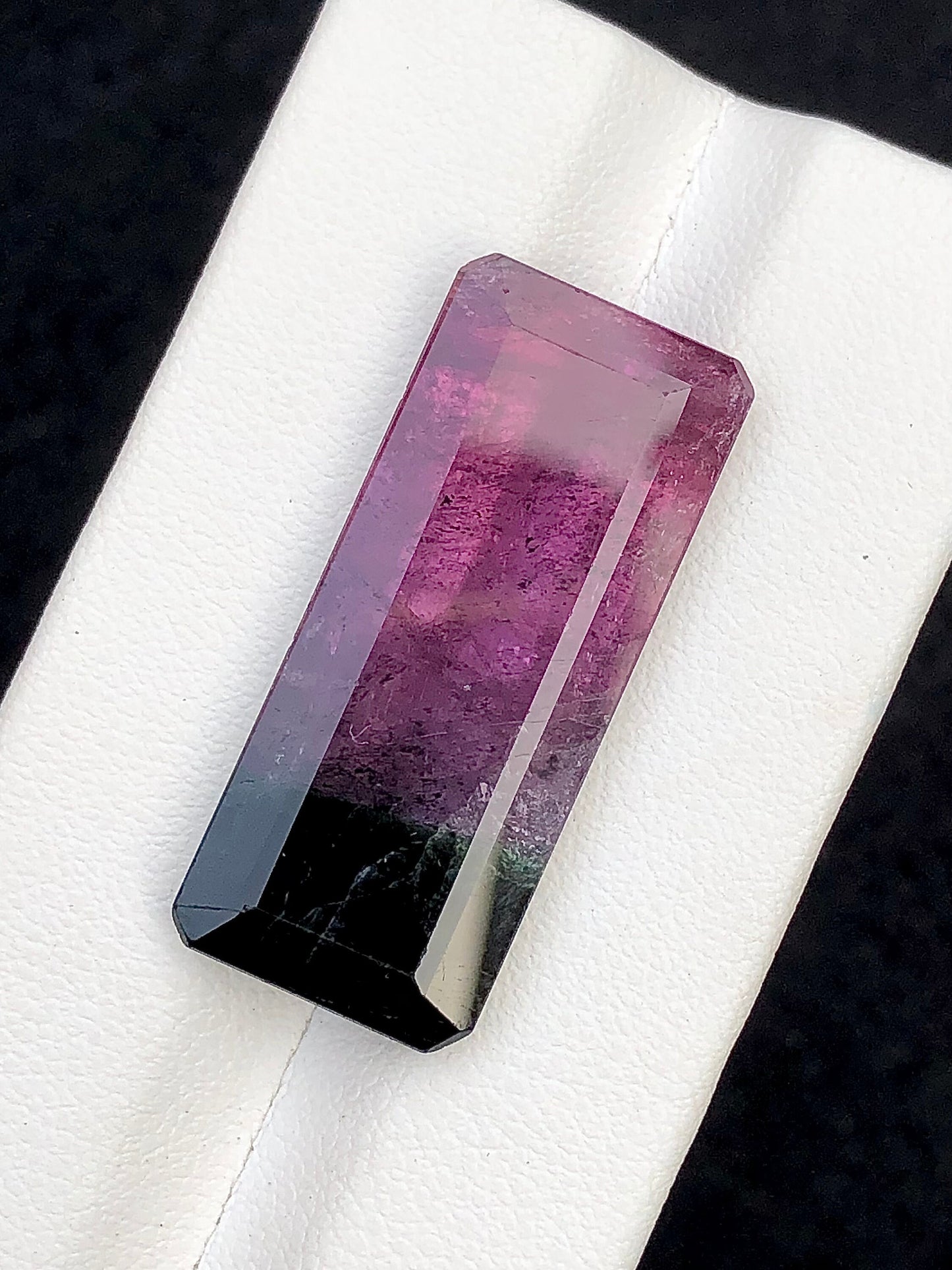 Natural bi colour tourmaline 26 carat