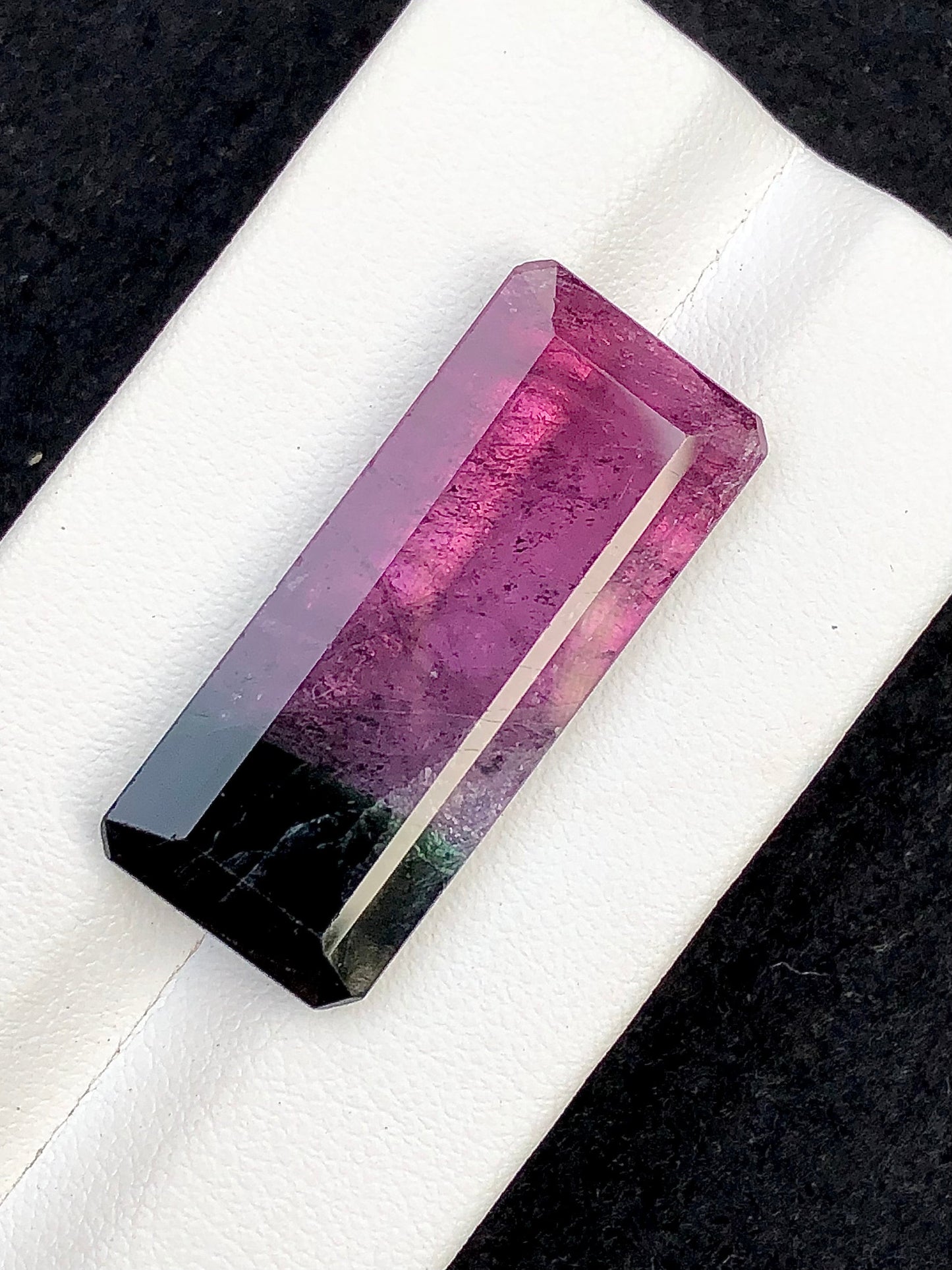 Natural bi colour tourmaline 26 carat