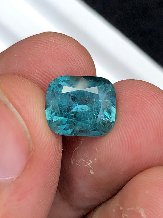 Natural electric blue tourmaline 5.75 carat